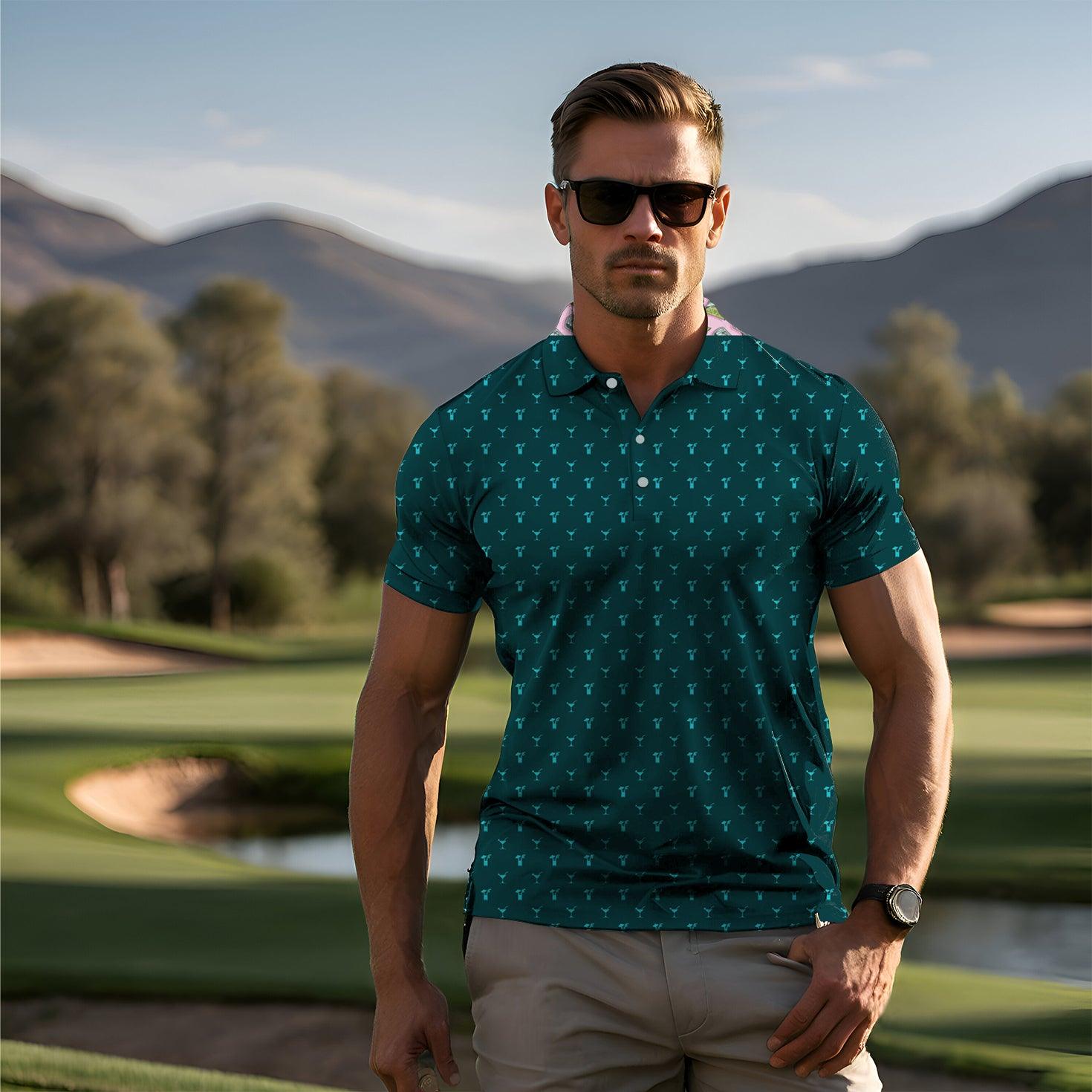 Romantic Juice Men's golf polo