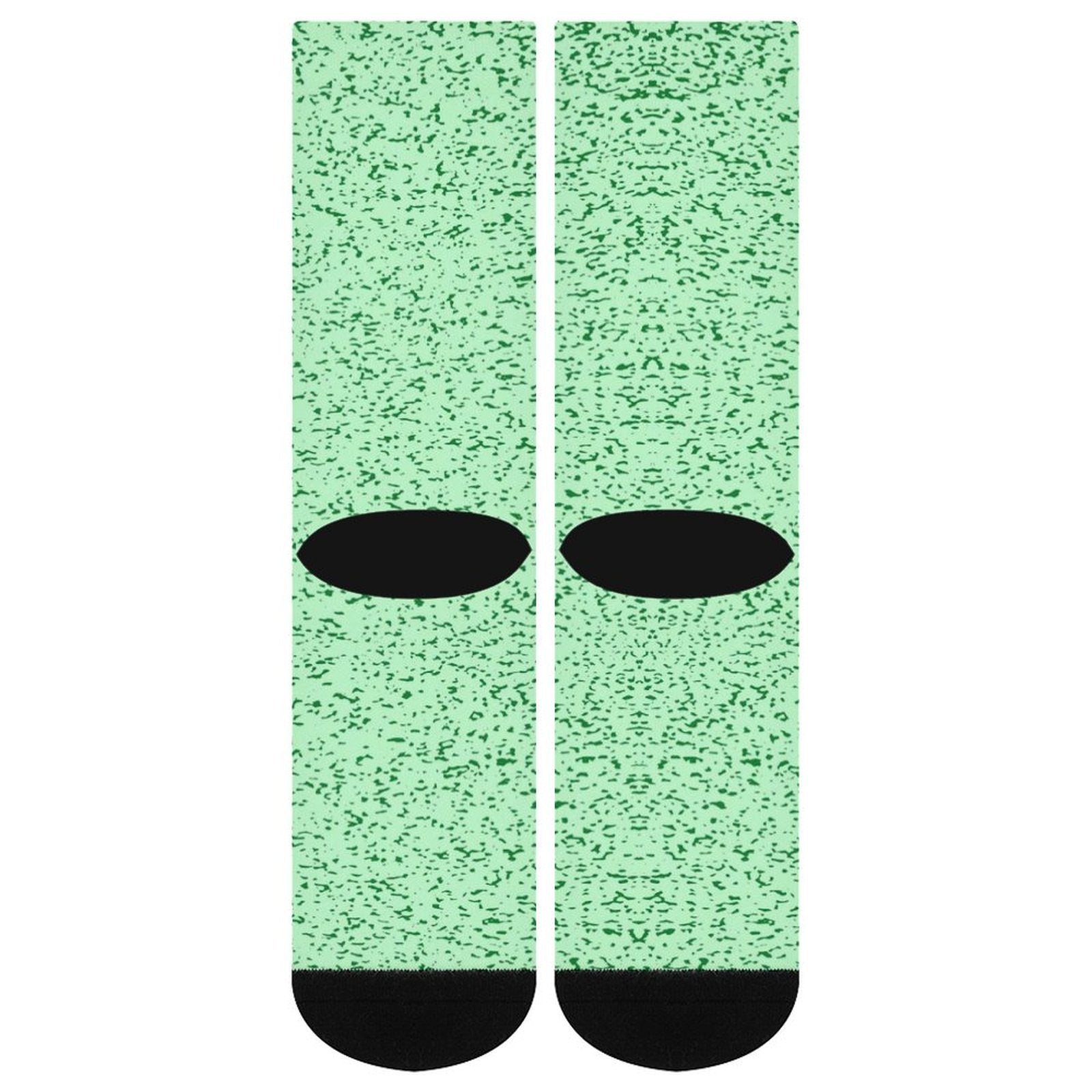 Graffiti Greens Prined socks Gifts for Men Women
