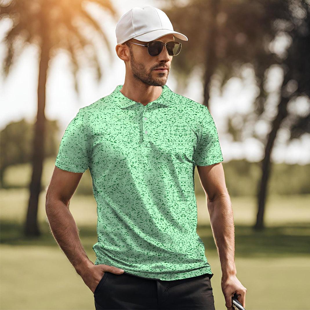 Men's Graffiti Greens golf polo