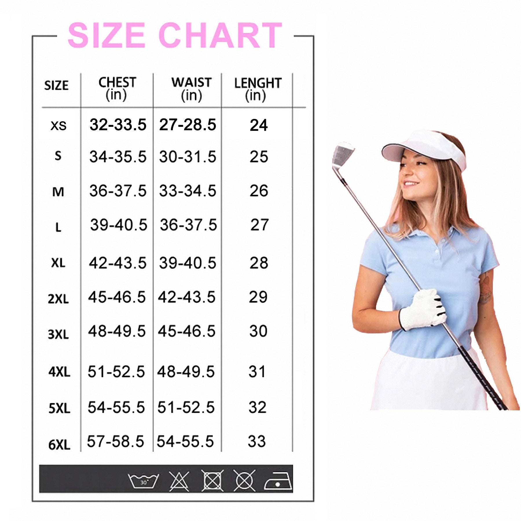 green Vertical stripes Women's Golf Polo