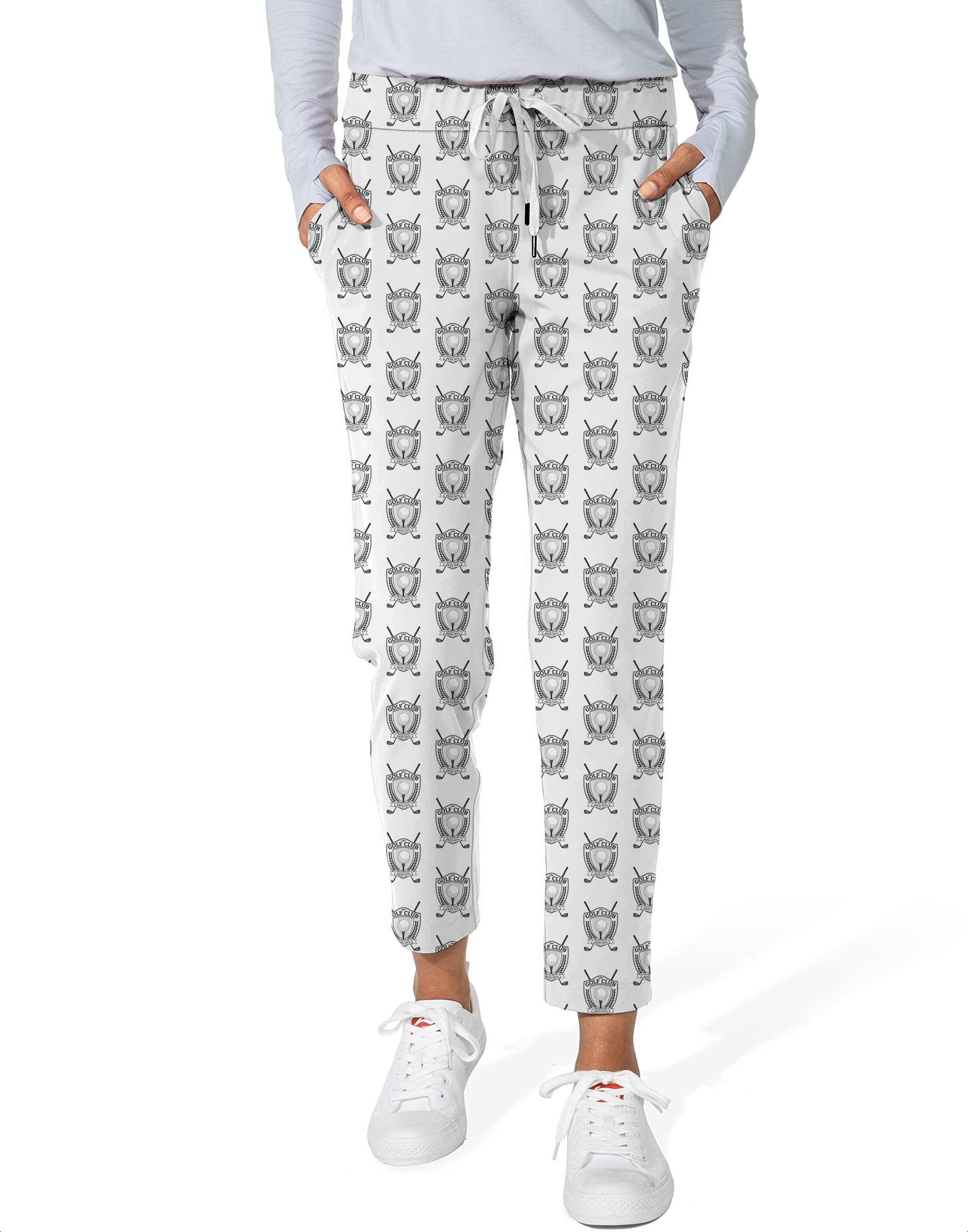 Golf Club Women's 7/8 Stretch Ankle Golf Pants