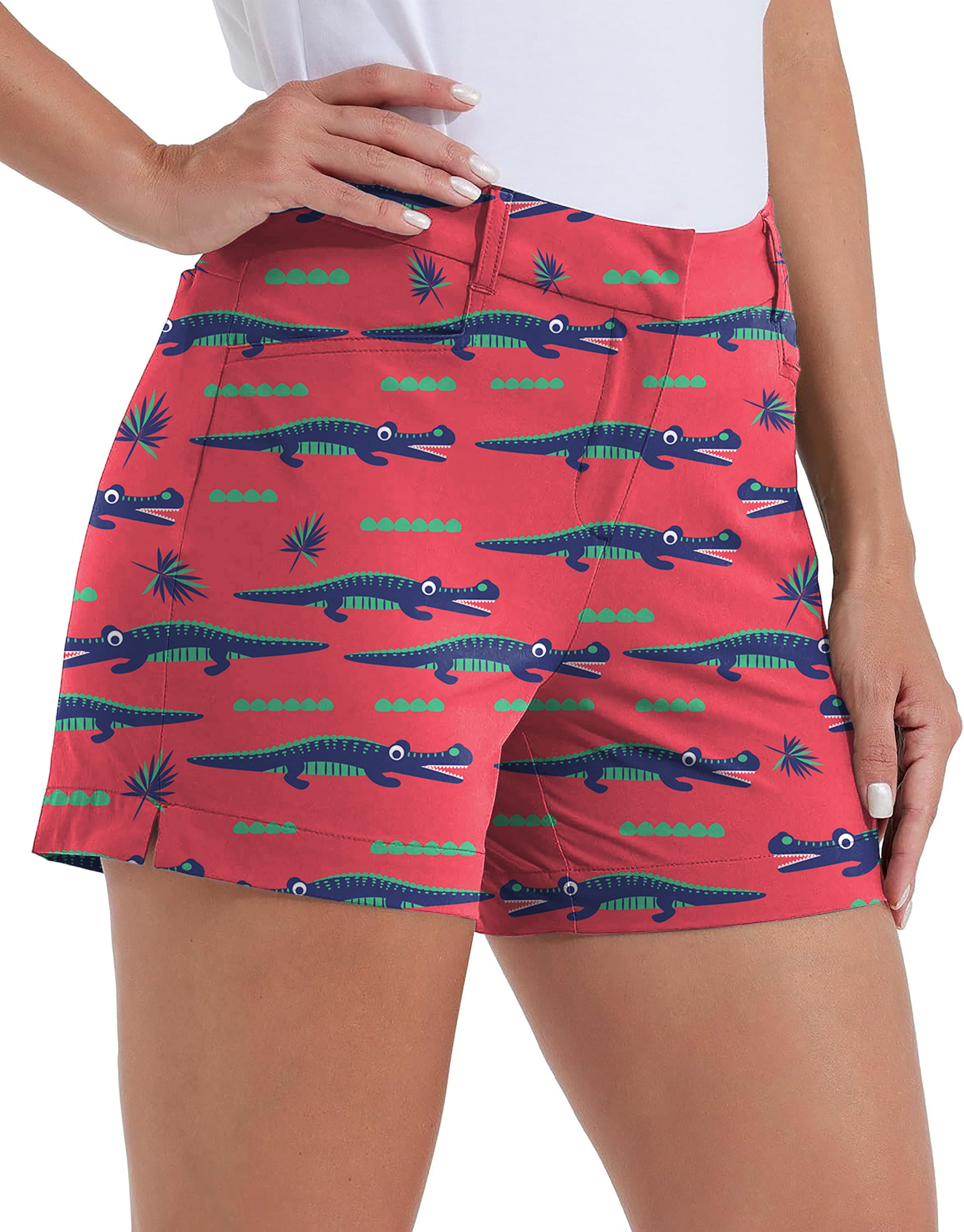 Alligator's Got My Ball Own Logo 4.5/7/10" Golf Shorts Quick-Drying Woman Outdoor Casual Shorts With Pockets Waterproof