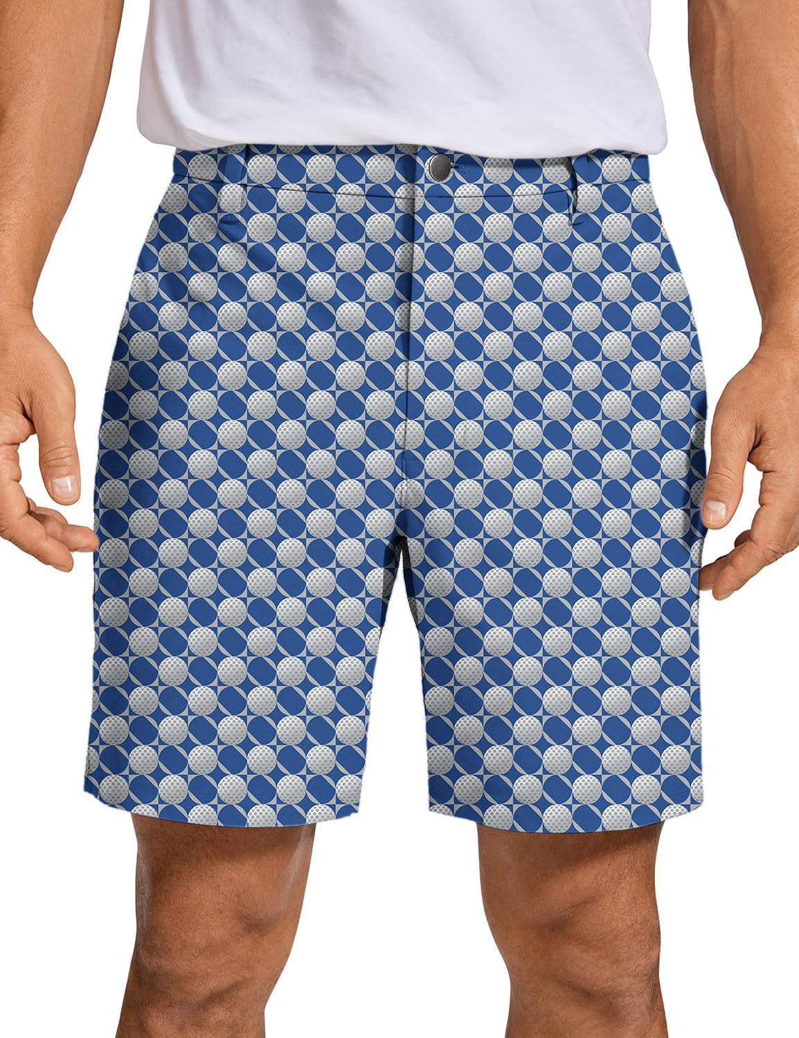 Men blue golf ball Golf Shorts limited edition