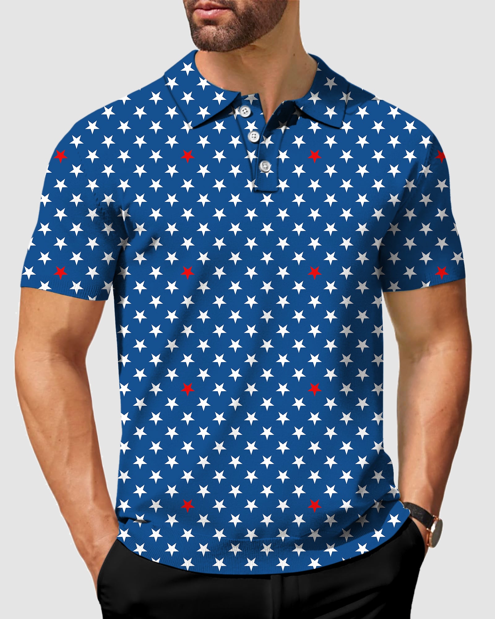 Men's Proud Stars golf polo