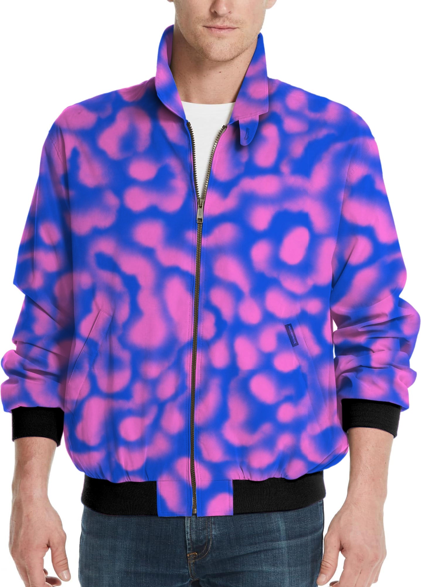Space Aura-Men's Golf Windbreaker Light Jacket