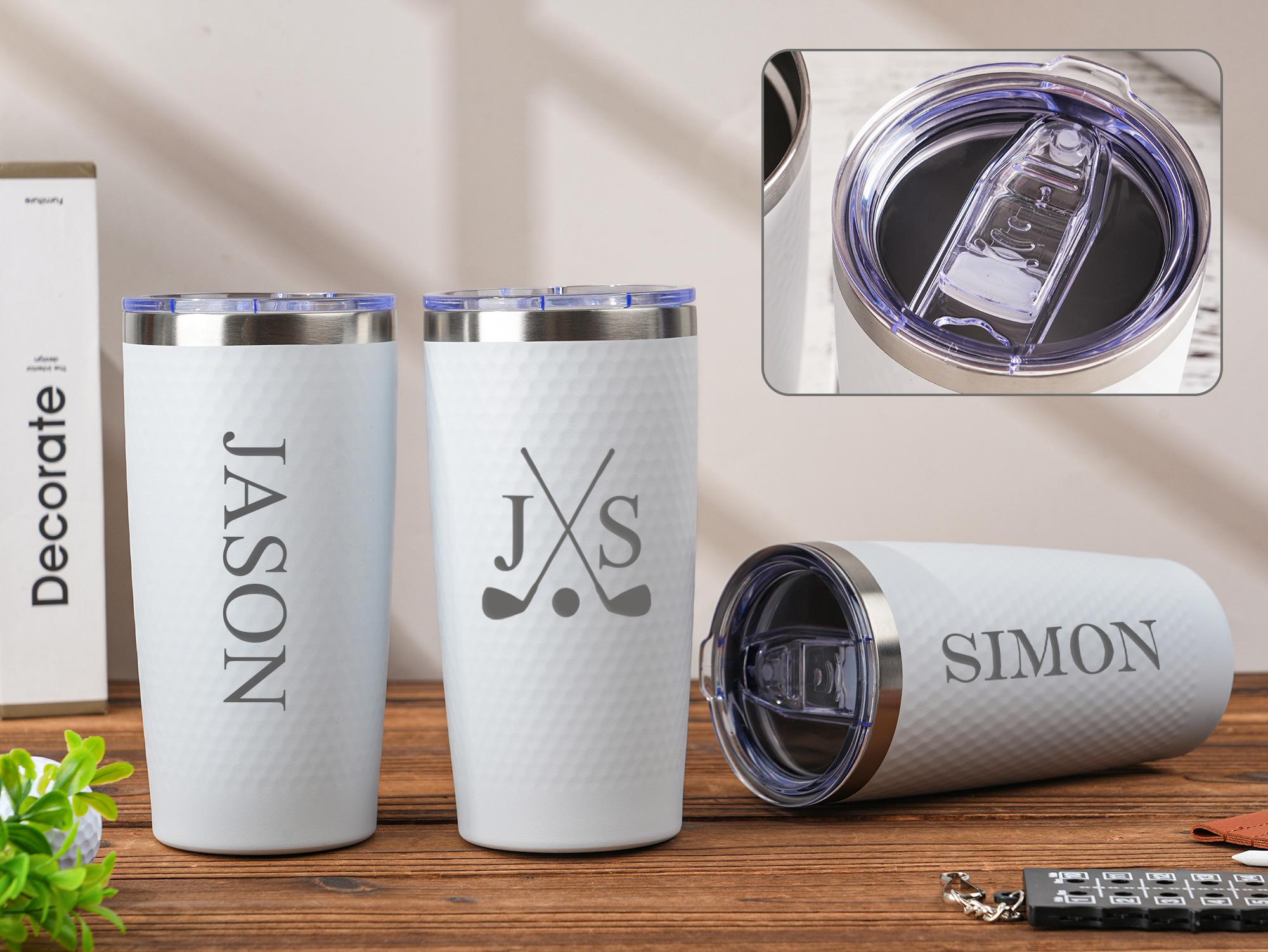 Personalized Golf Tumbler 20oz Insulated Travel Mug Engraved Gift