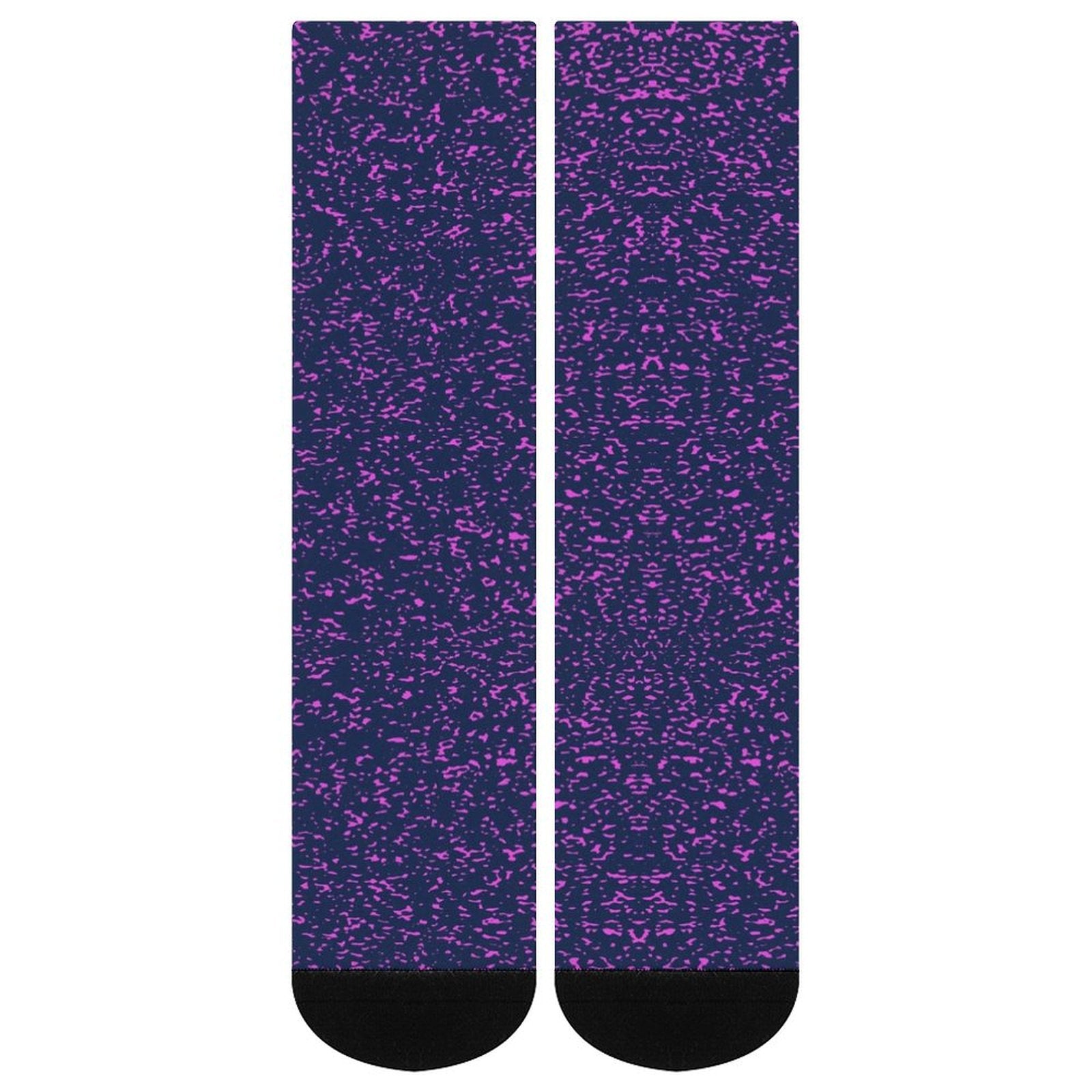 Purple spots Prined socks Gifts for Men Women