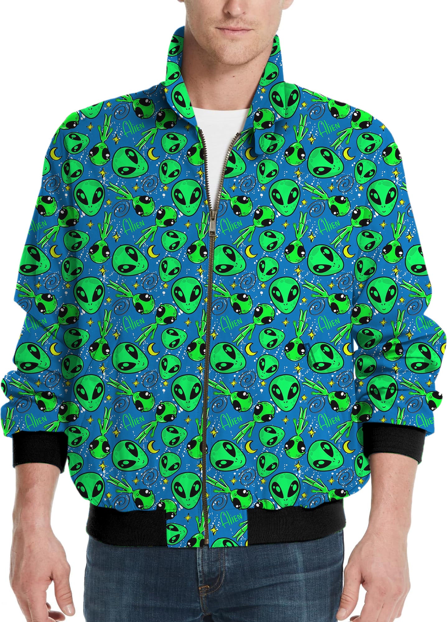 Cosmic Drive-Men's Golf Windbreaker Light Jacket