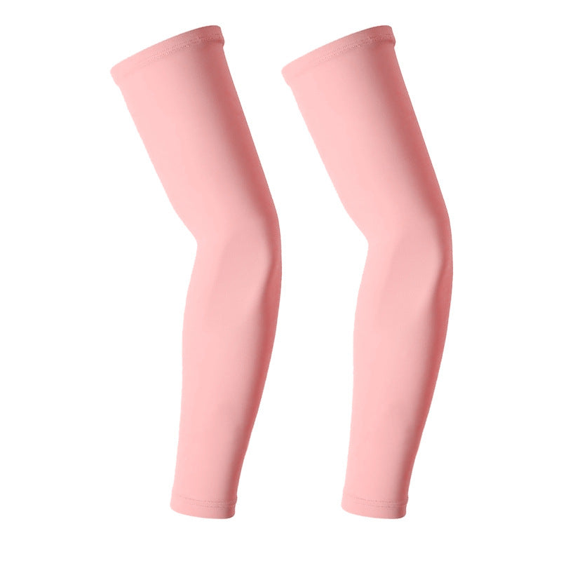 Unisex Ice Silk Sun Protection Arm Sleeves UPF50+ UV Block Thin Breathable Cooling Golf Sports Arm Covers UV Outdoor Protection Series