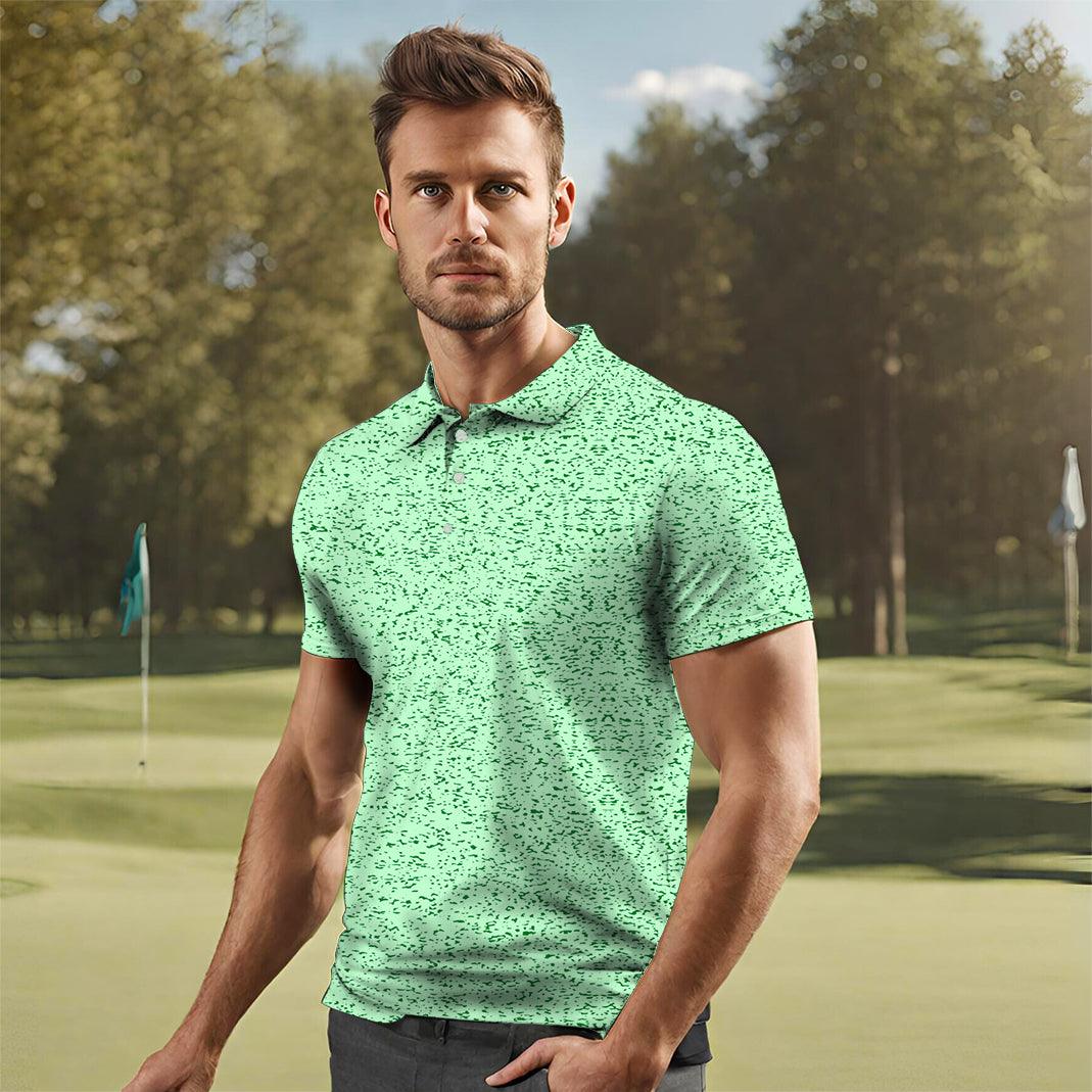 Men's Graffiti Greens golf polo