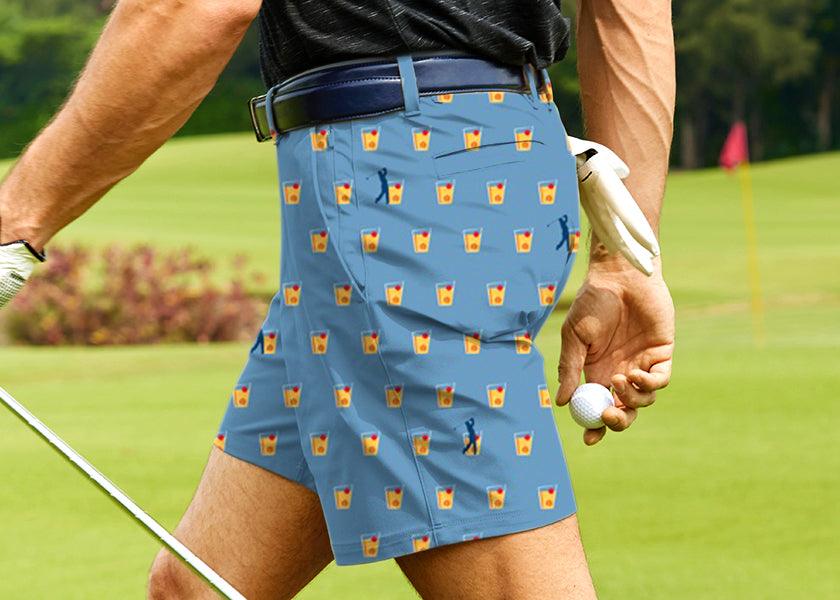 Men Old Fashion Golf Shorts