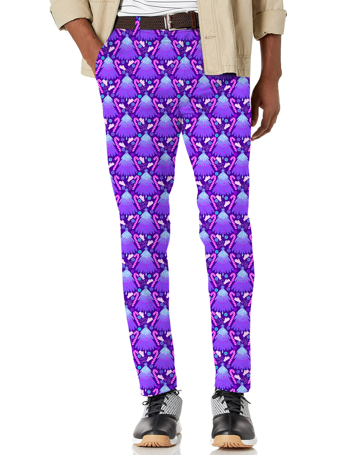 Men's Magical Christmas Tree Stretch Golf Pants