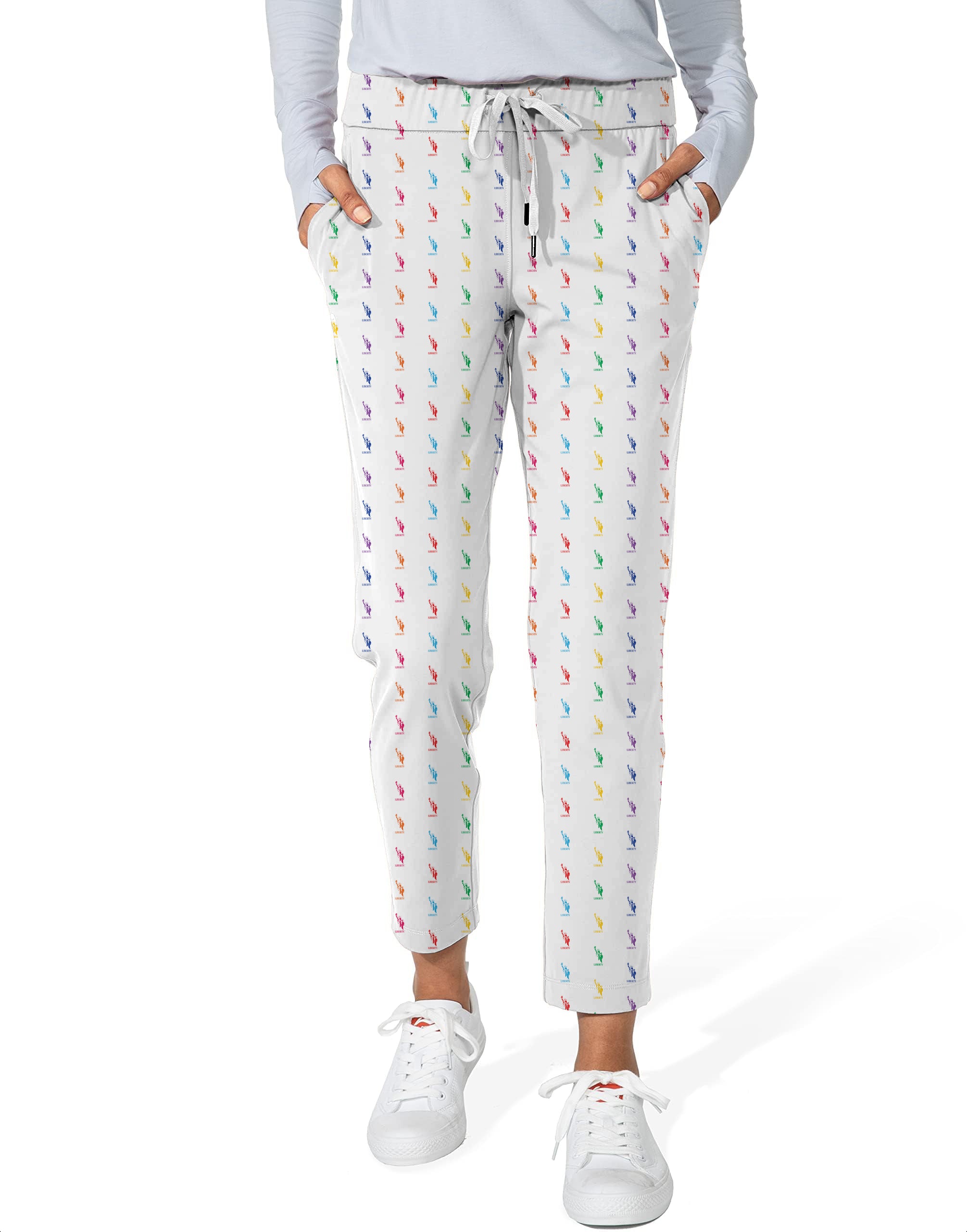 Statue of Liberty-Women's 7/8 Stretch Ankle Golf Pants