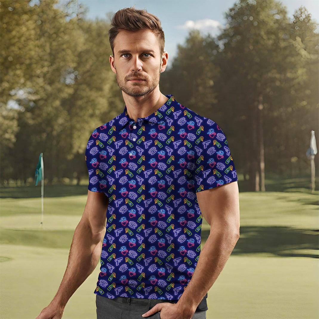 Men's Sharp Shooter golf polo