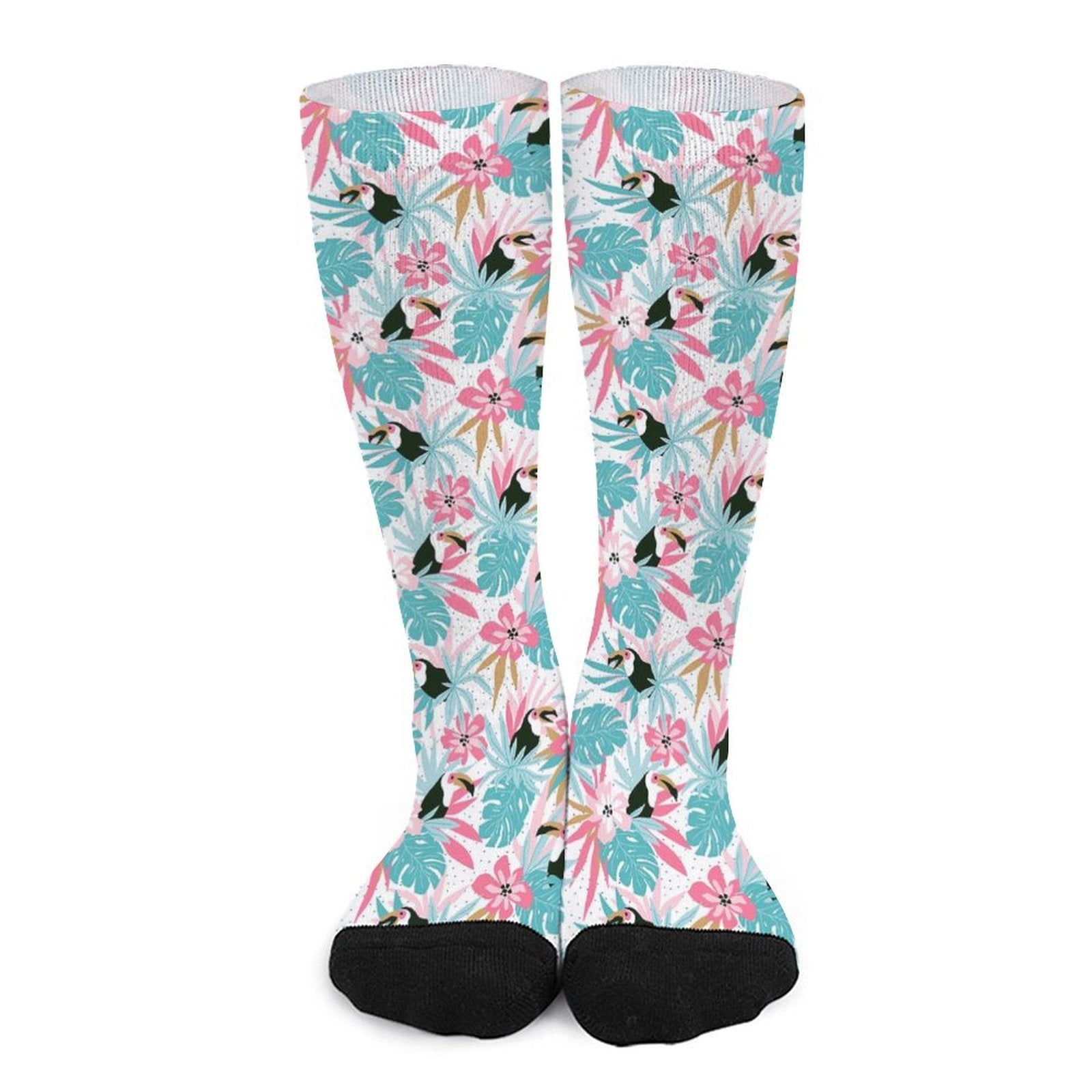 Floral Toucan Prined socks Gifts for Men Women