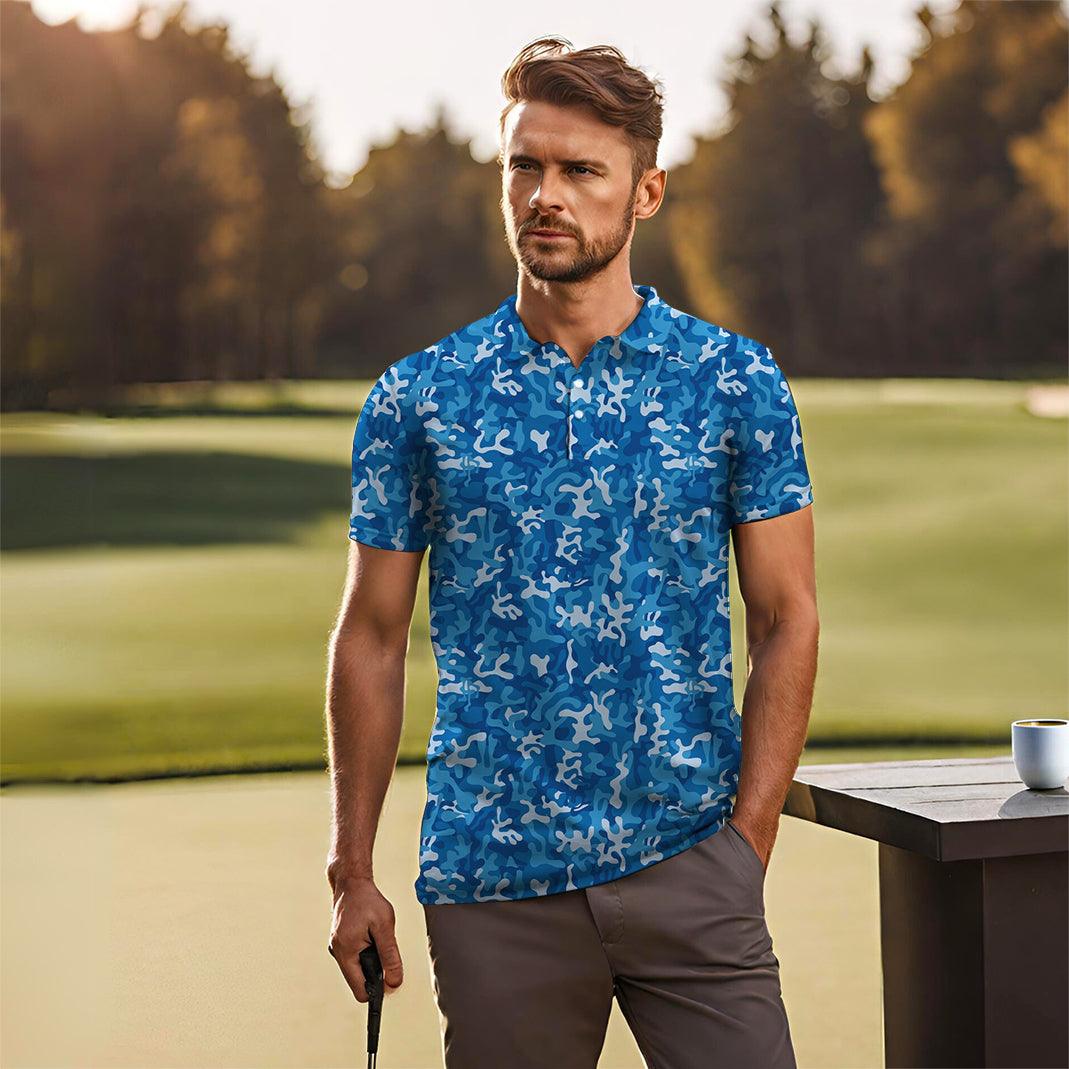 Men s Camo golf polo