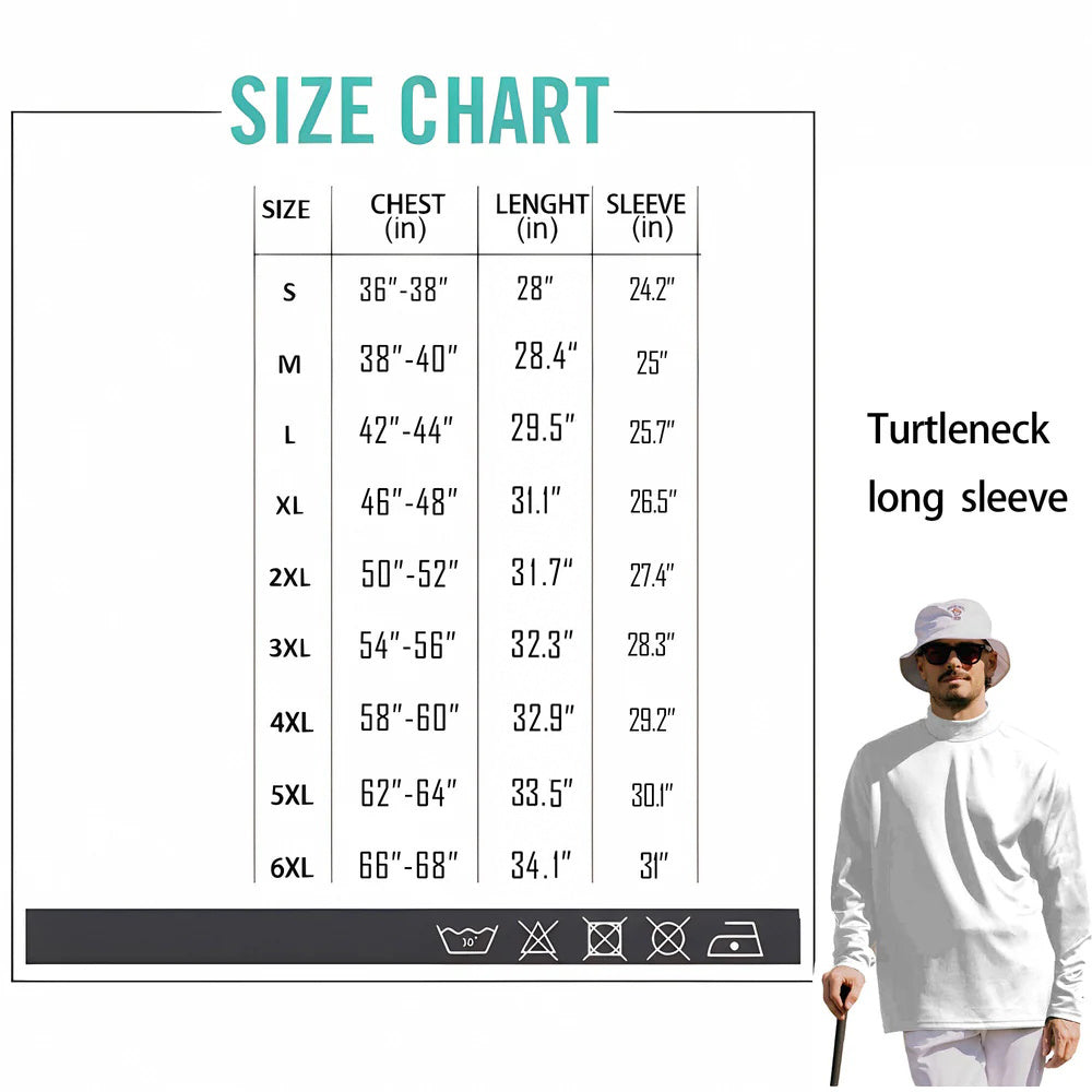Men's Hot Dog Pullover High neck Long/Short sleeve T-Shirt