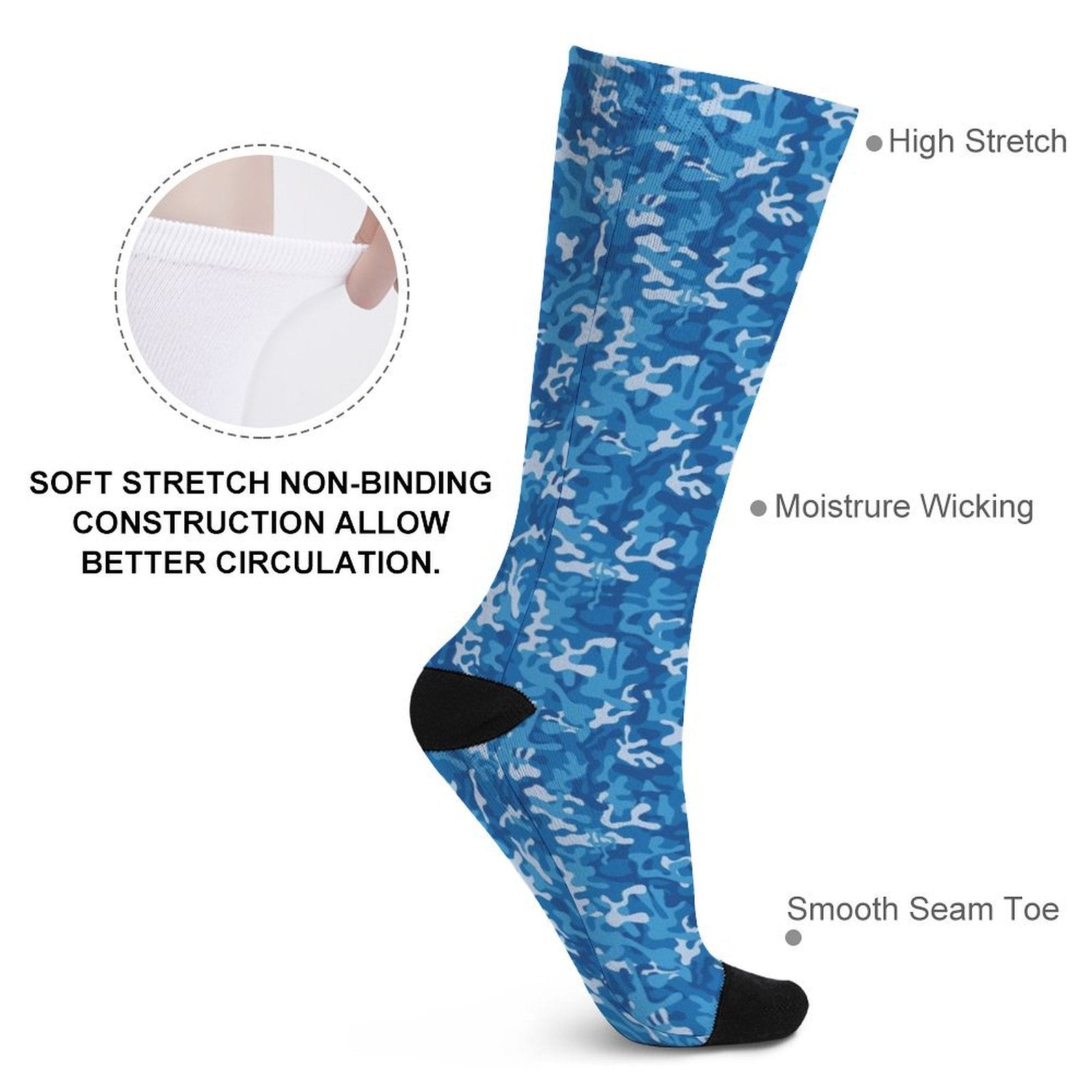 Camo Prined socks Gifts for Men Women