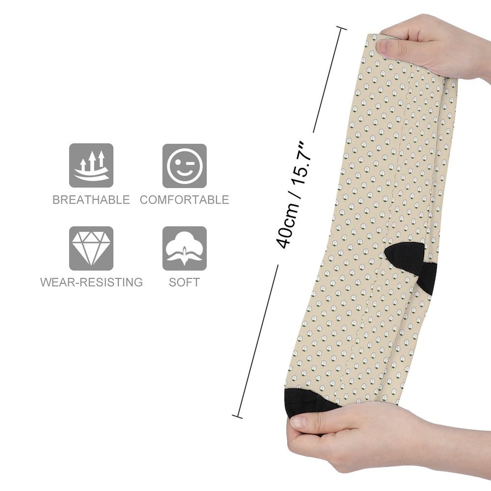 golf ball Prined socks Gifts for Men Women