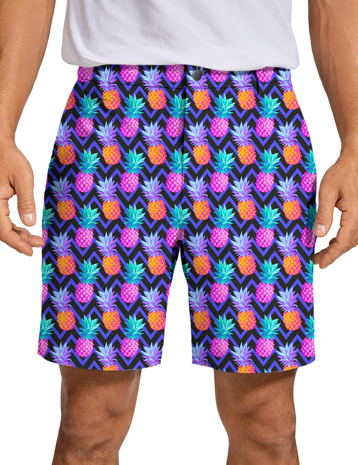 Men's pineapple Golf Shorts