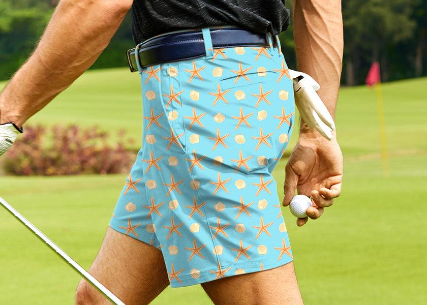 Men Seaside Golfer Golf Shorts