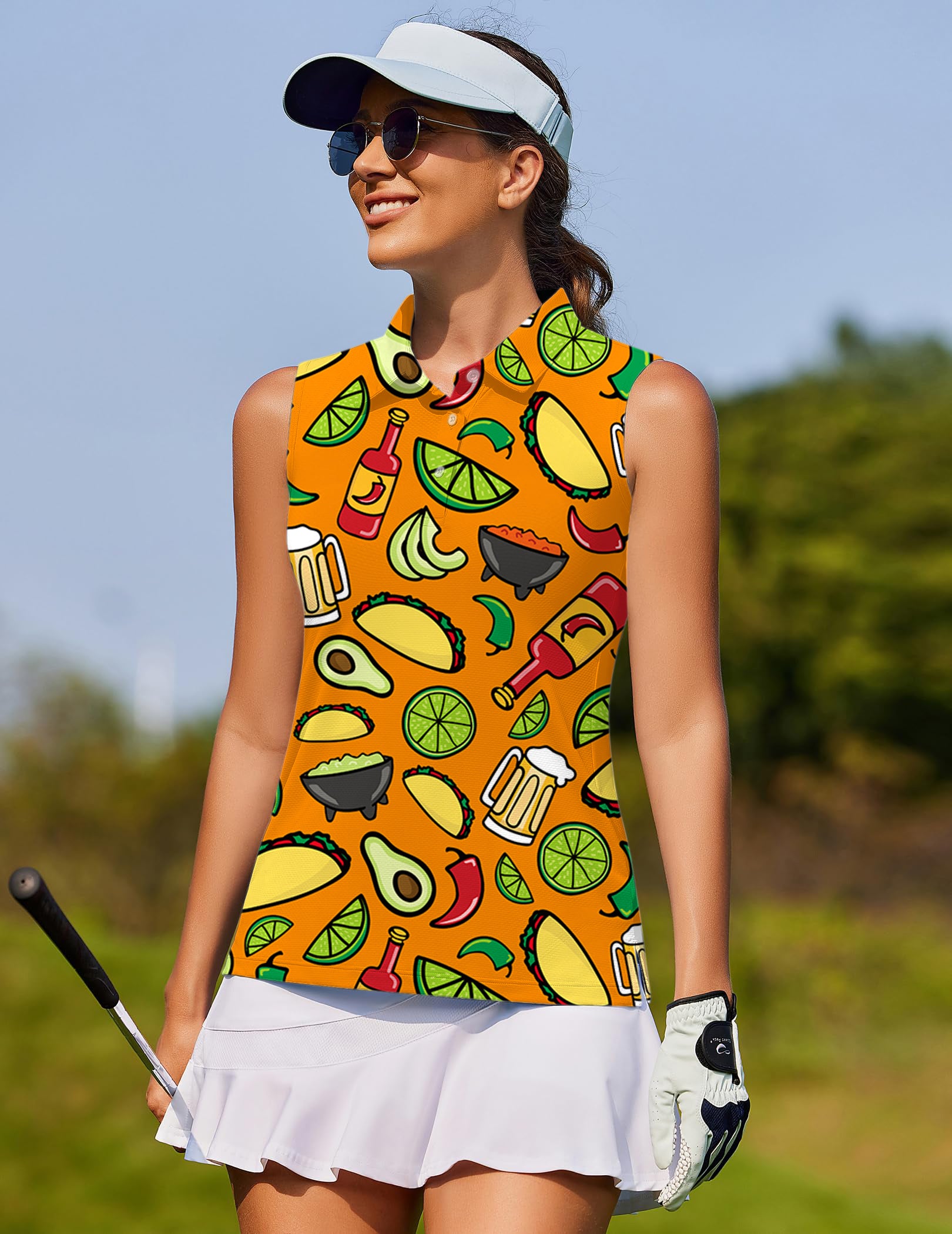 Mexico Taco Tuesday Women's golf Sleeveless shirt