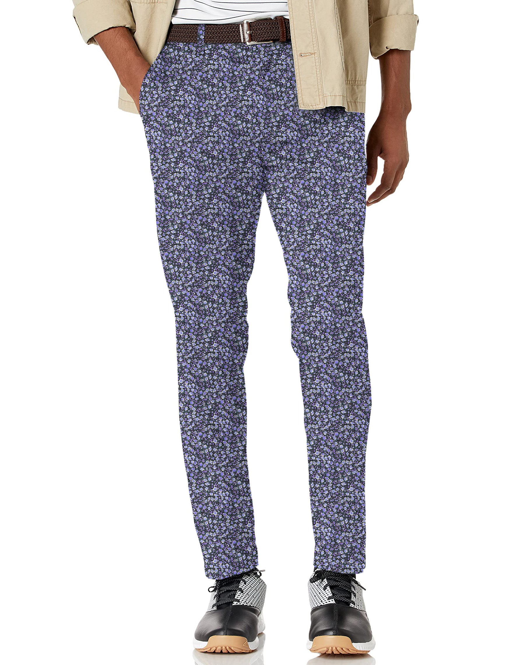 Men's Flowers Stretch Golf pants trousers