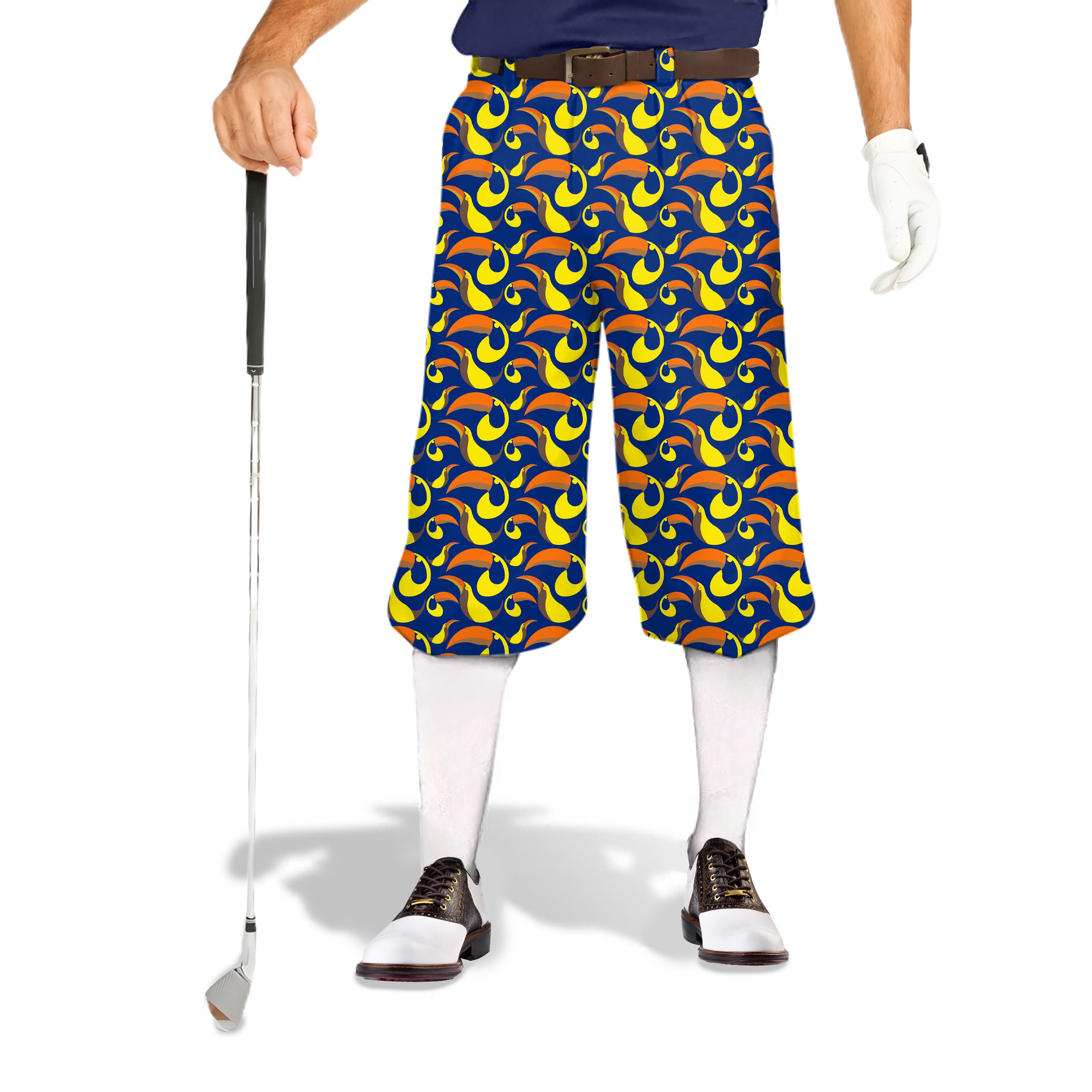 toucan Men's Golf Knickers Pants