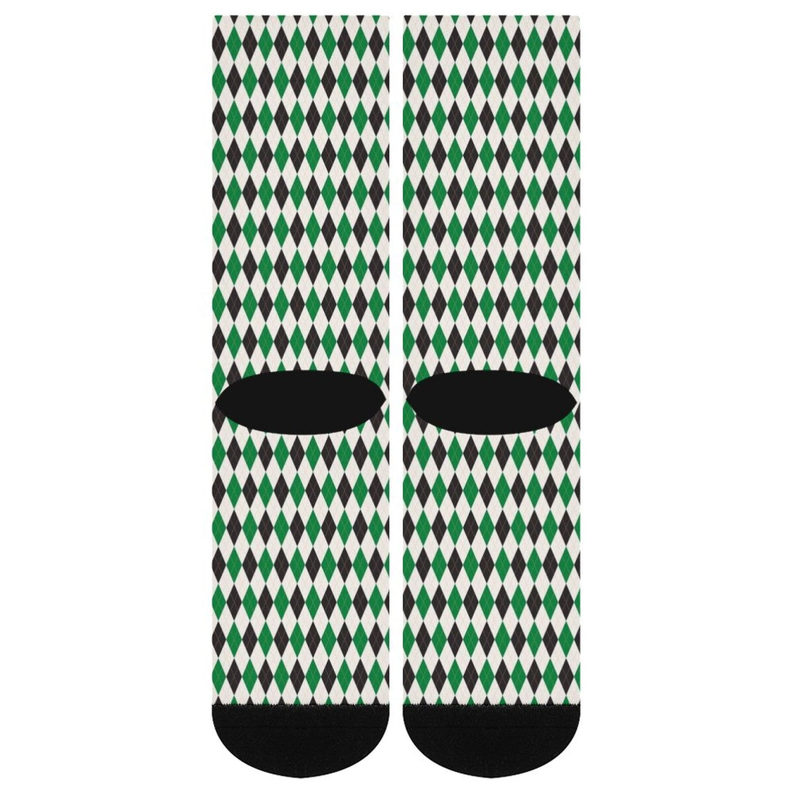 Argyle grid Prined socks Gifts for Men Women
