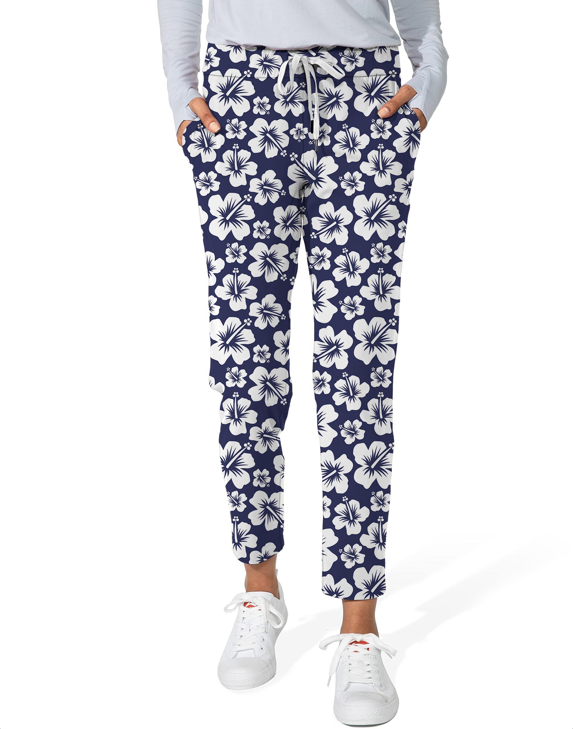 Summer Daisy-Women's 7/8 Stretch Ankle Golf Pants
