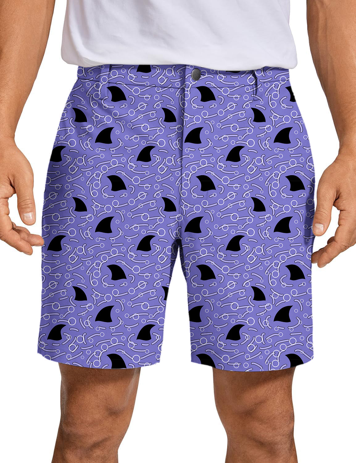 Men's Shark Fin Seamless Golf Shorts