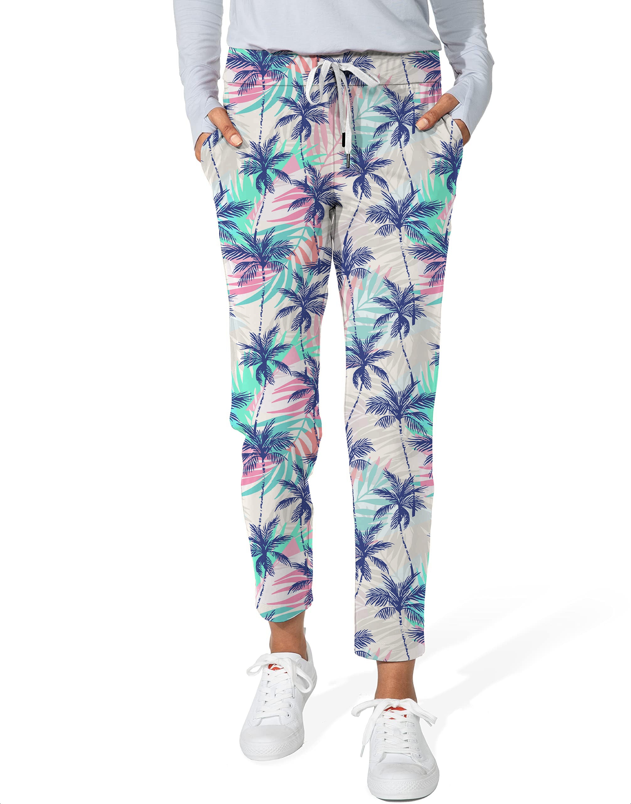 Cali Vibes Women's 7/8 Stretch Ankle Golf Pants