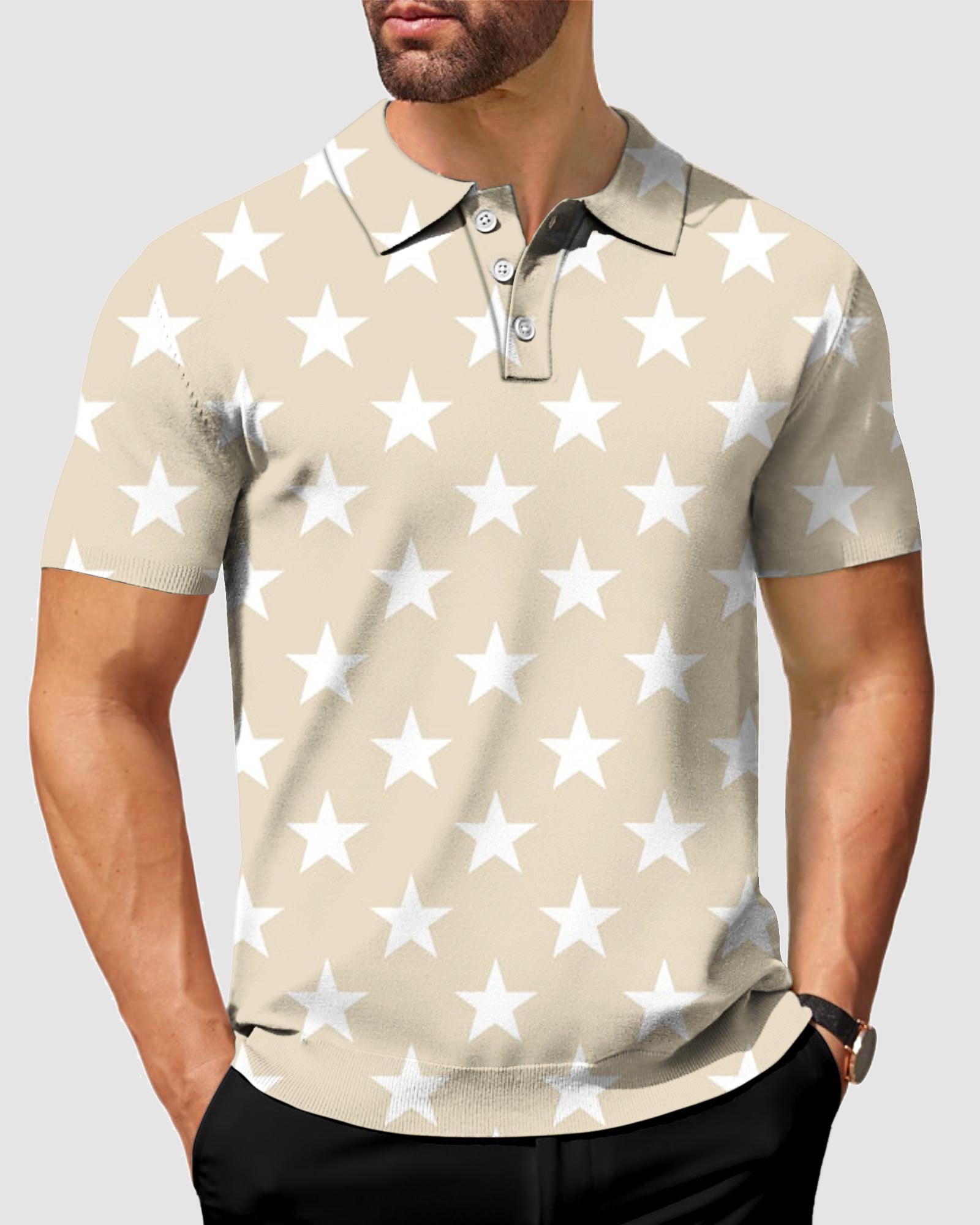 Men's star golf polo