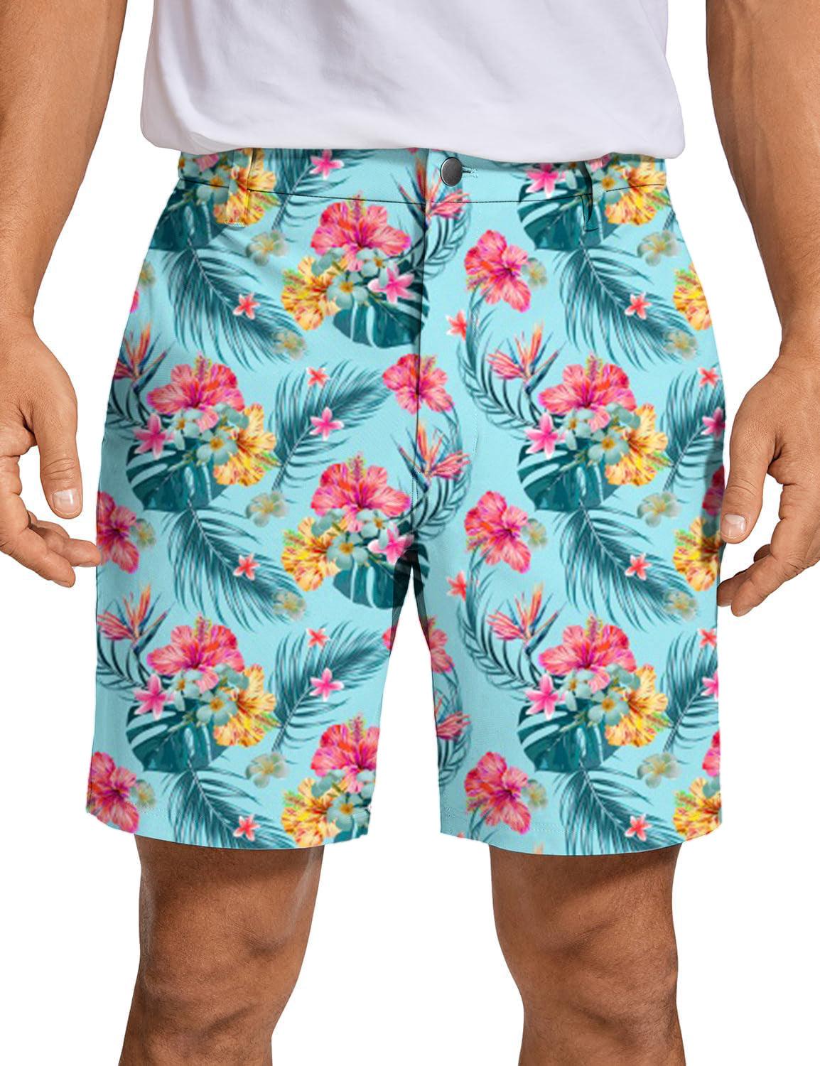 Men Tropics Golf Shorts