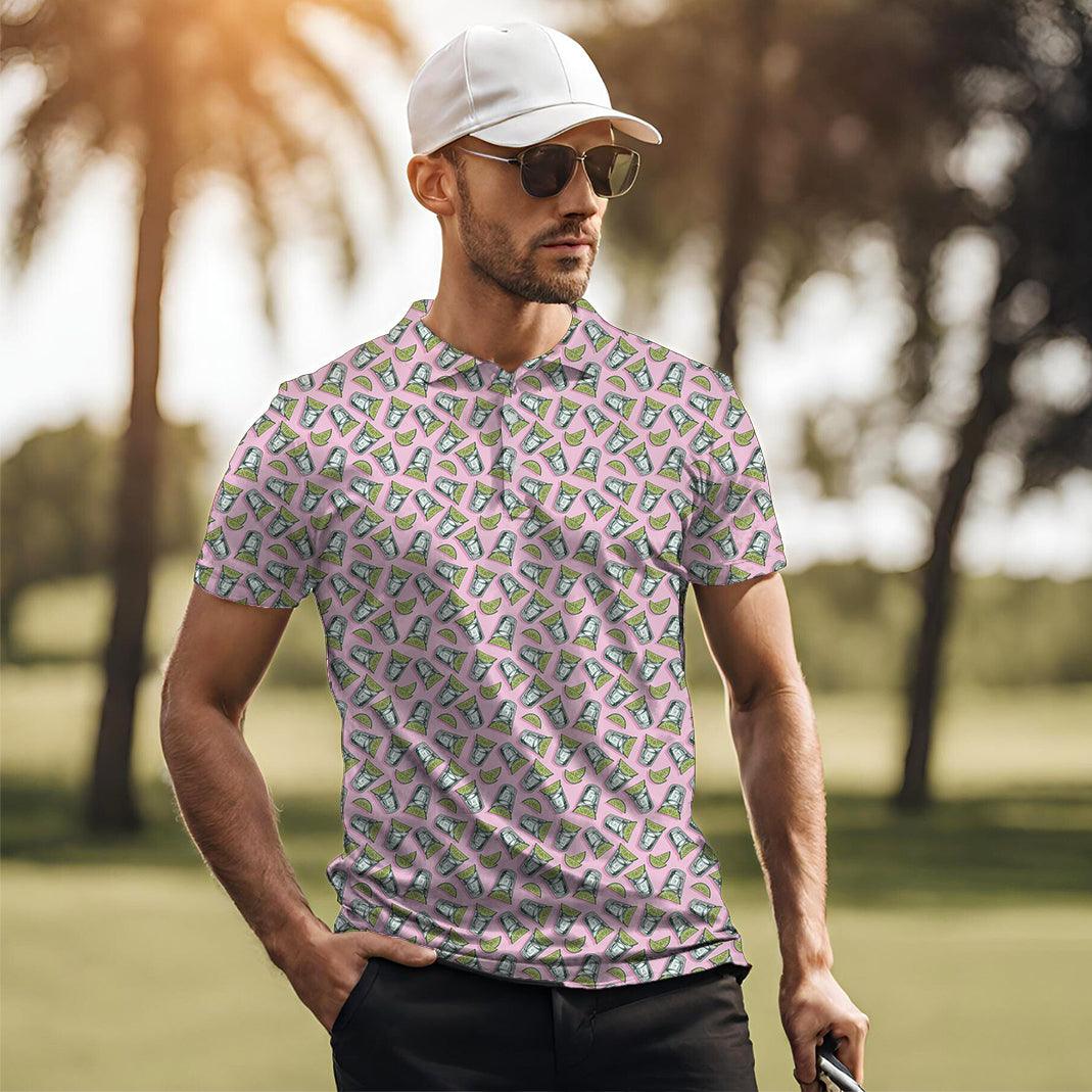 Ice tea Men's golf polo