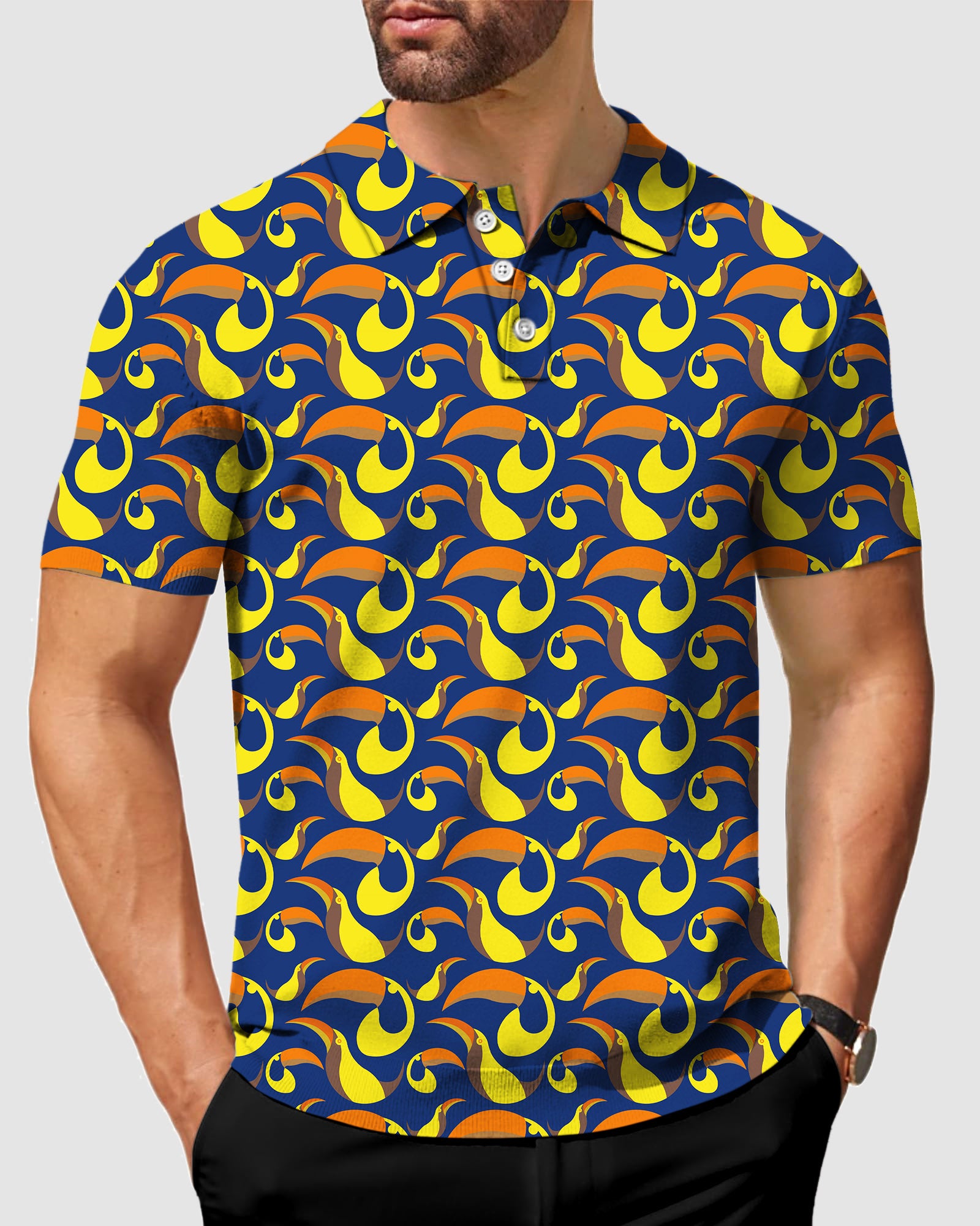 Men's toucan Polo