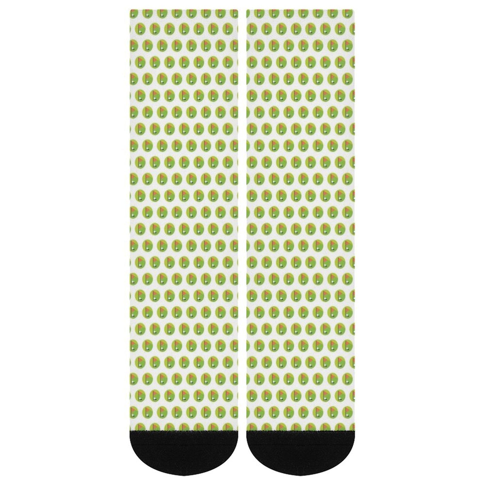 Golf hole flag Prined Sock Gifts for Men Women