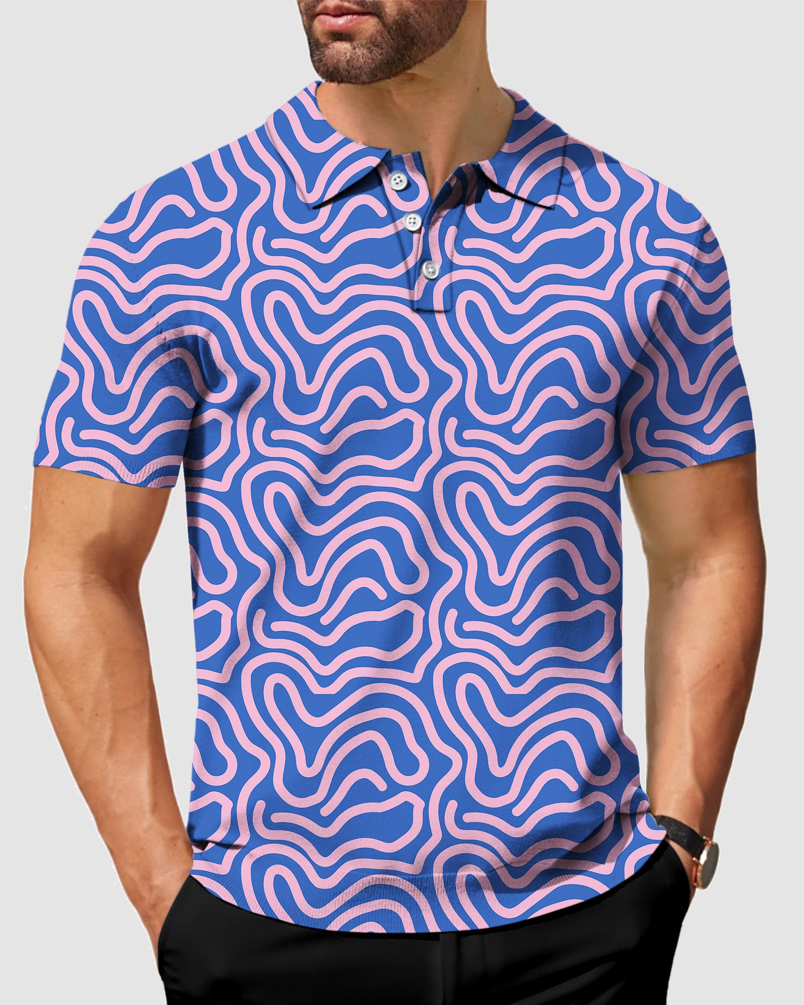 Men's Maze craze Polo