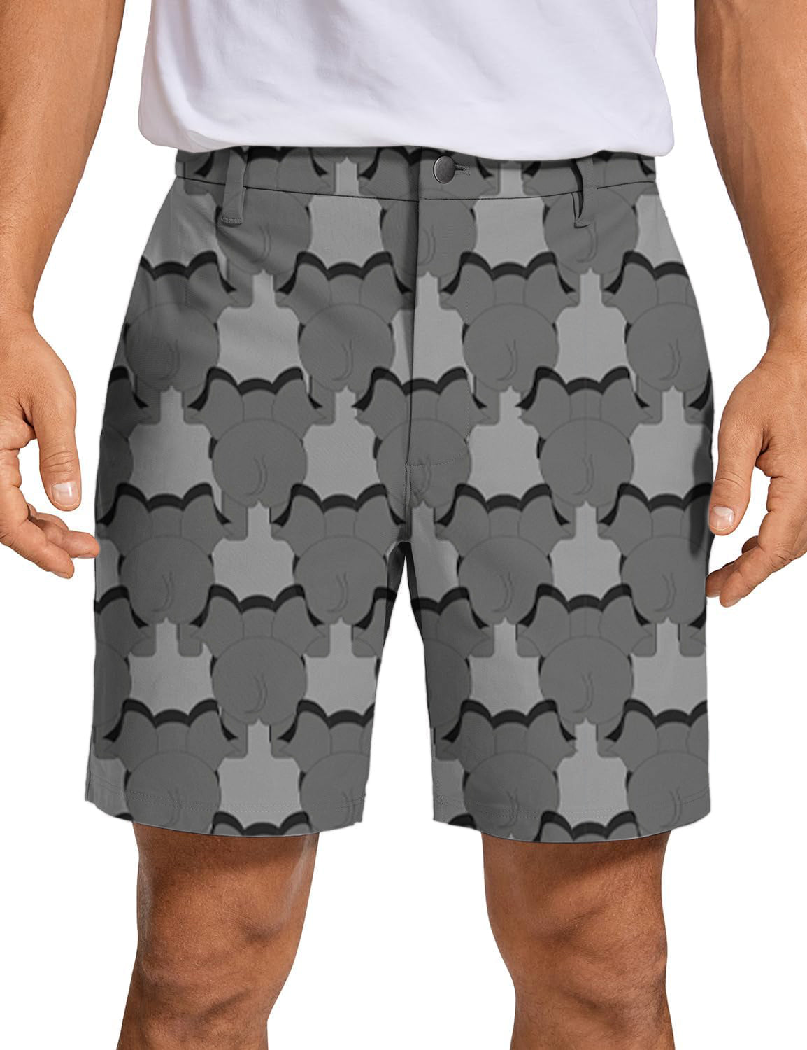 Men's The back of an elephant Golf Shorts