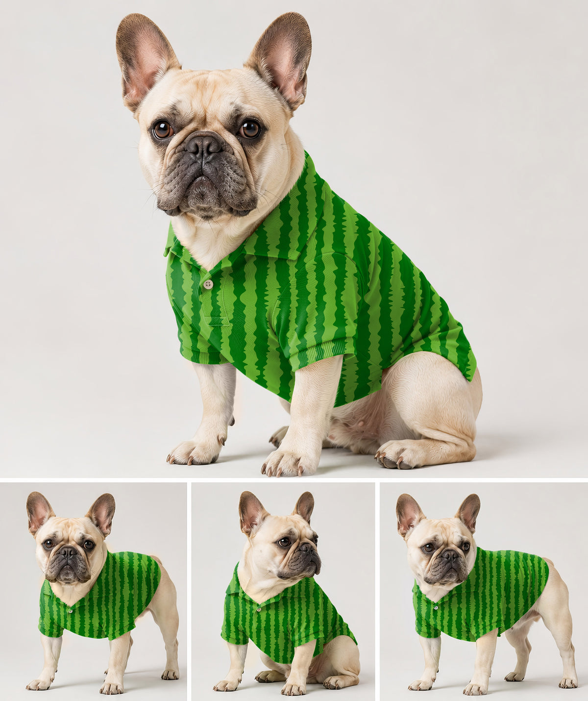 Dog's watermelon stripes Golf Polo