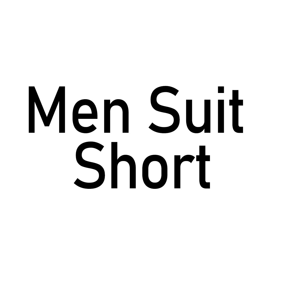 Men Suit Short