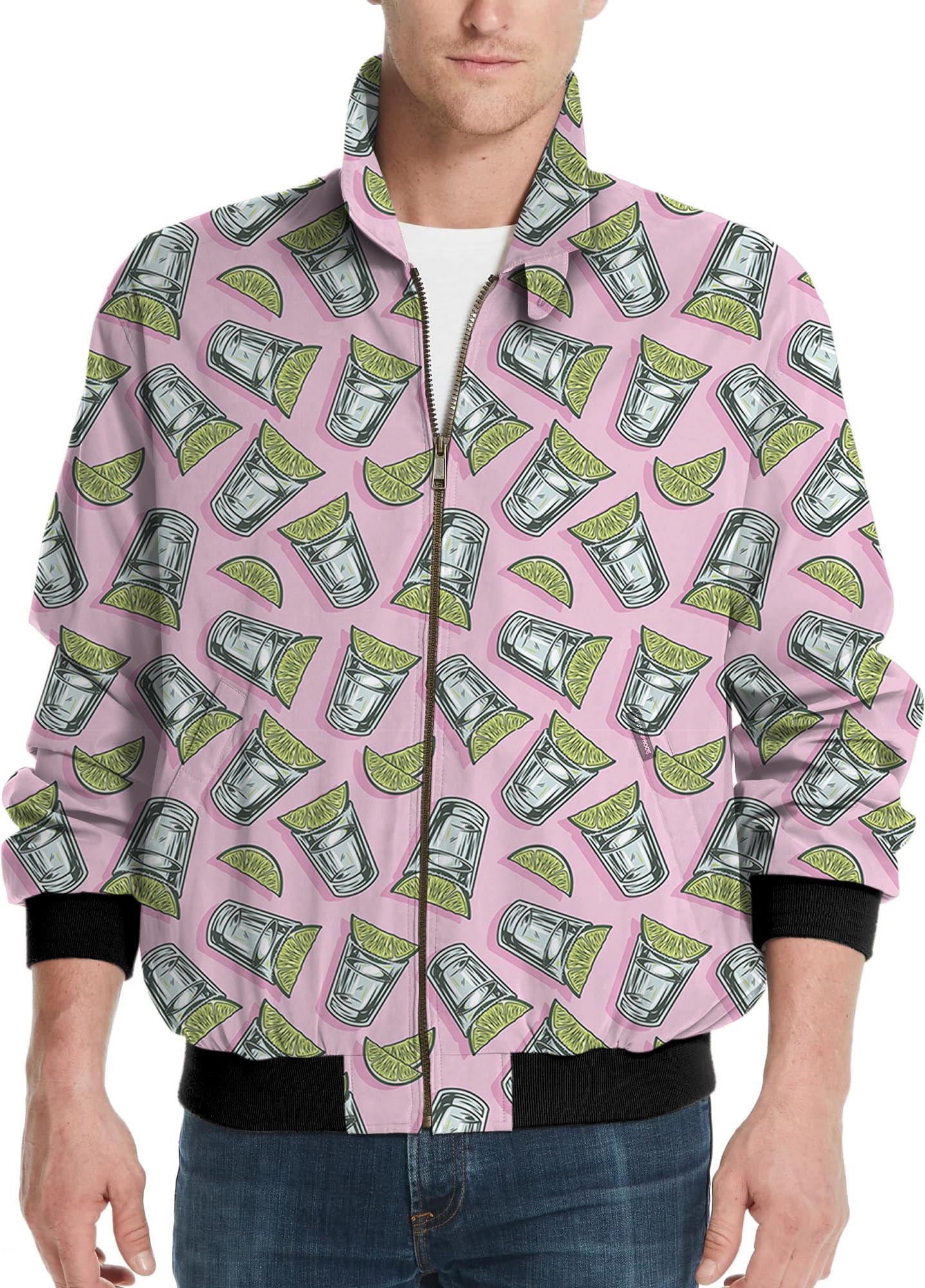 Ice tea-Men's Golf Windbreaker Light Jacket