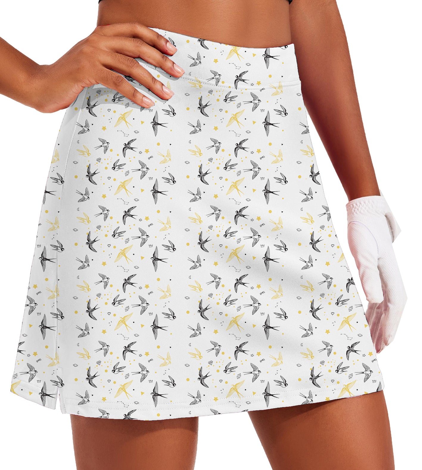 Women's Sparrows Golf Skirts Inner Shorts Pocket