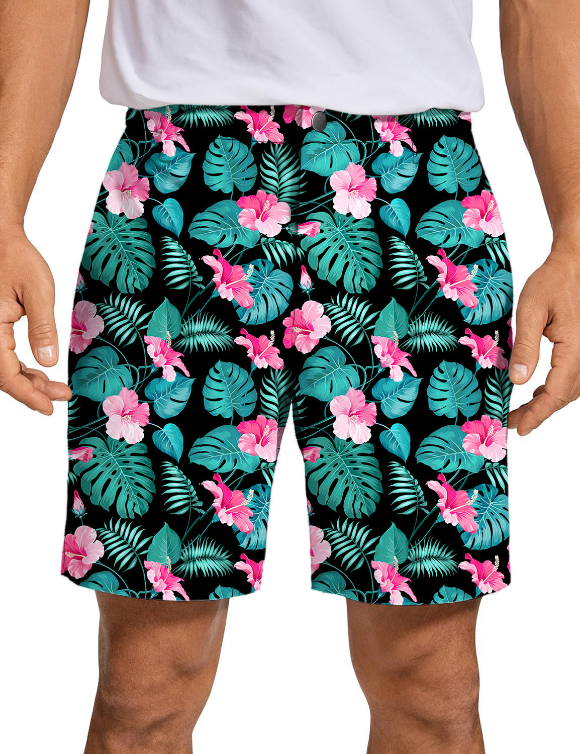 Men's Tropic Floral Golf Shorts