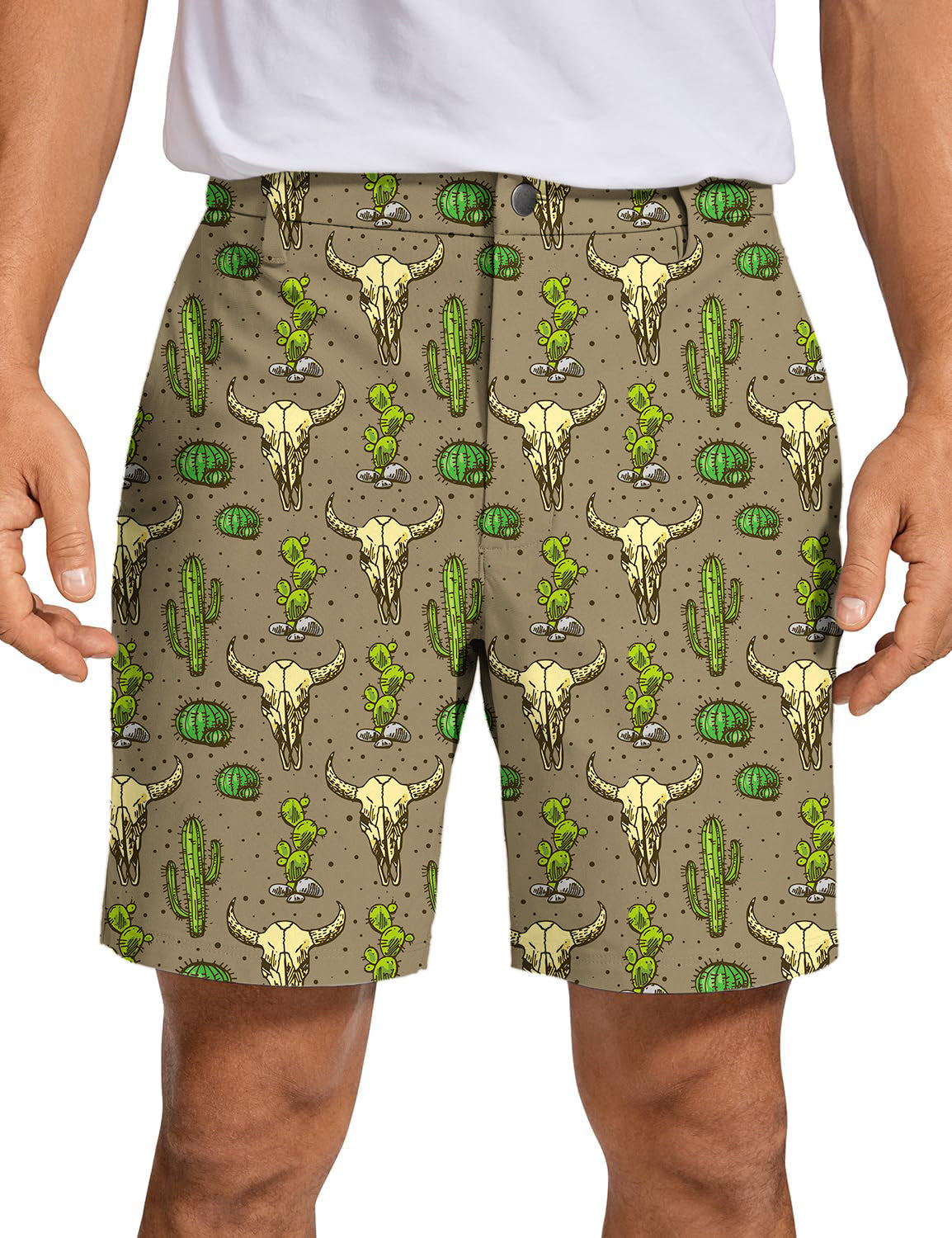 Men's Cactus sheep head Golf Shorts