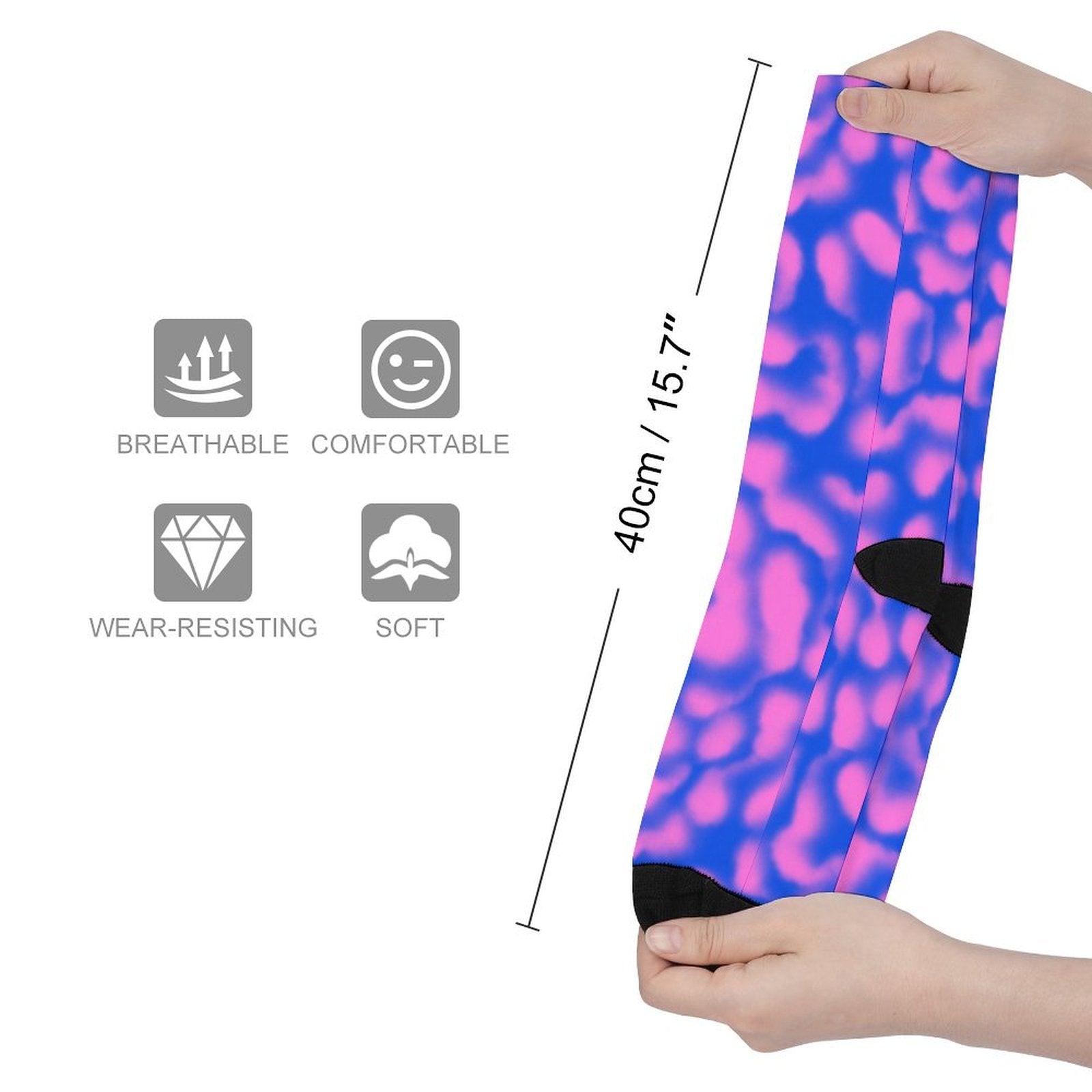 Space Aura Prined socks Gifts for Men Women
