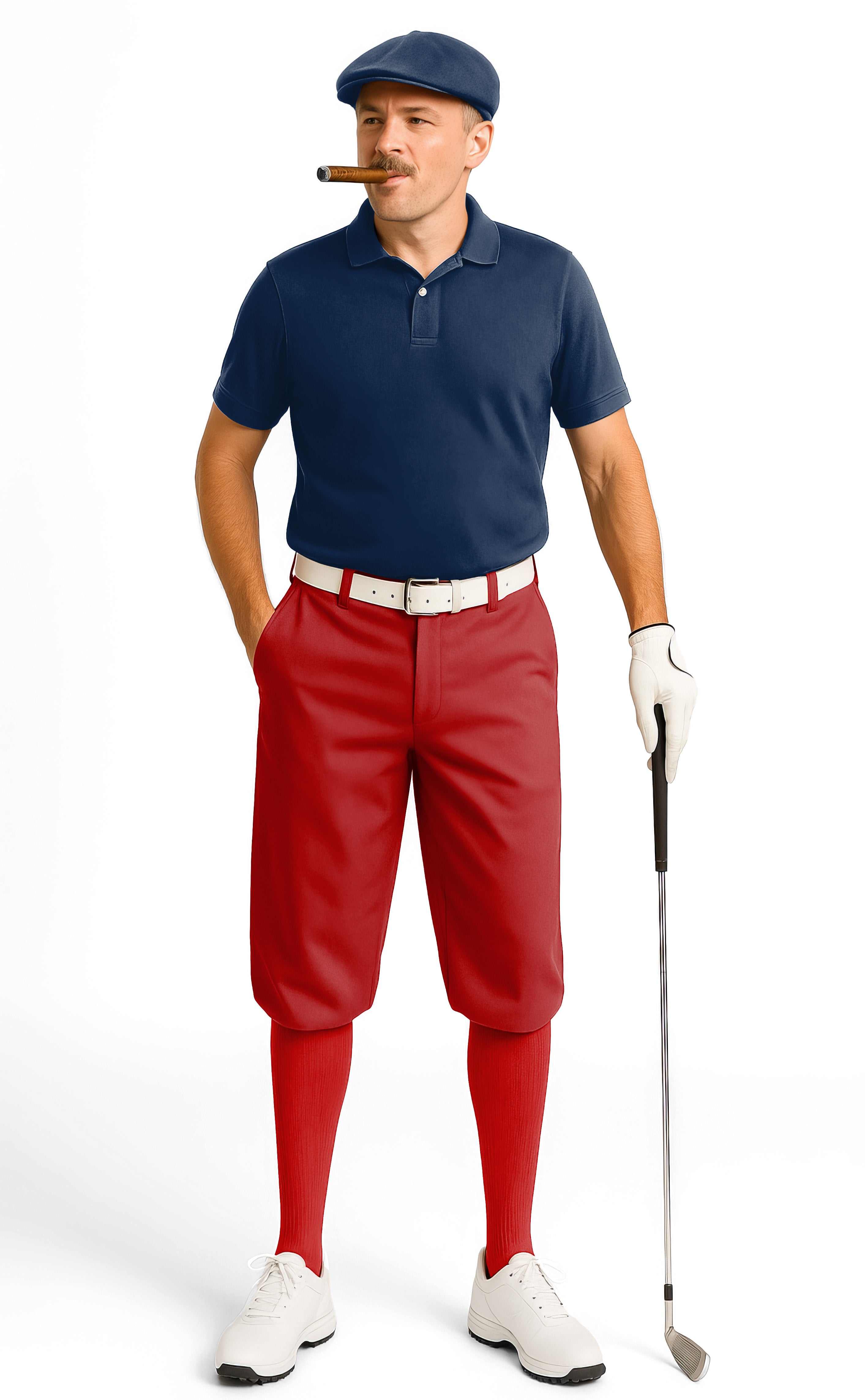 pure festive-Men's Golf Knickers Pants