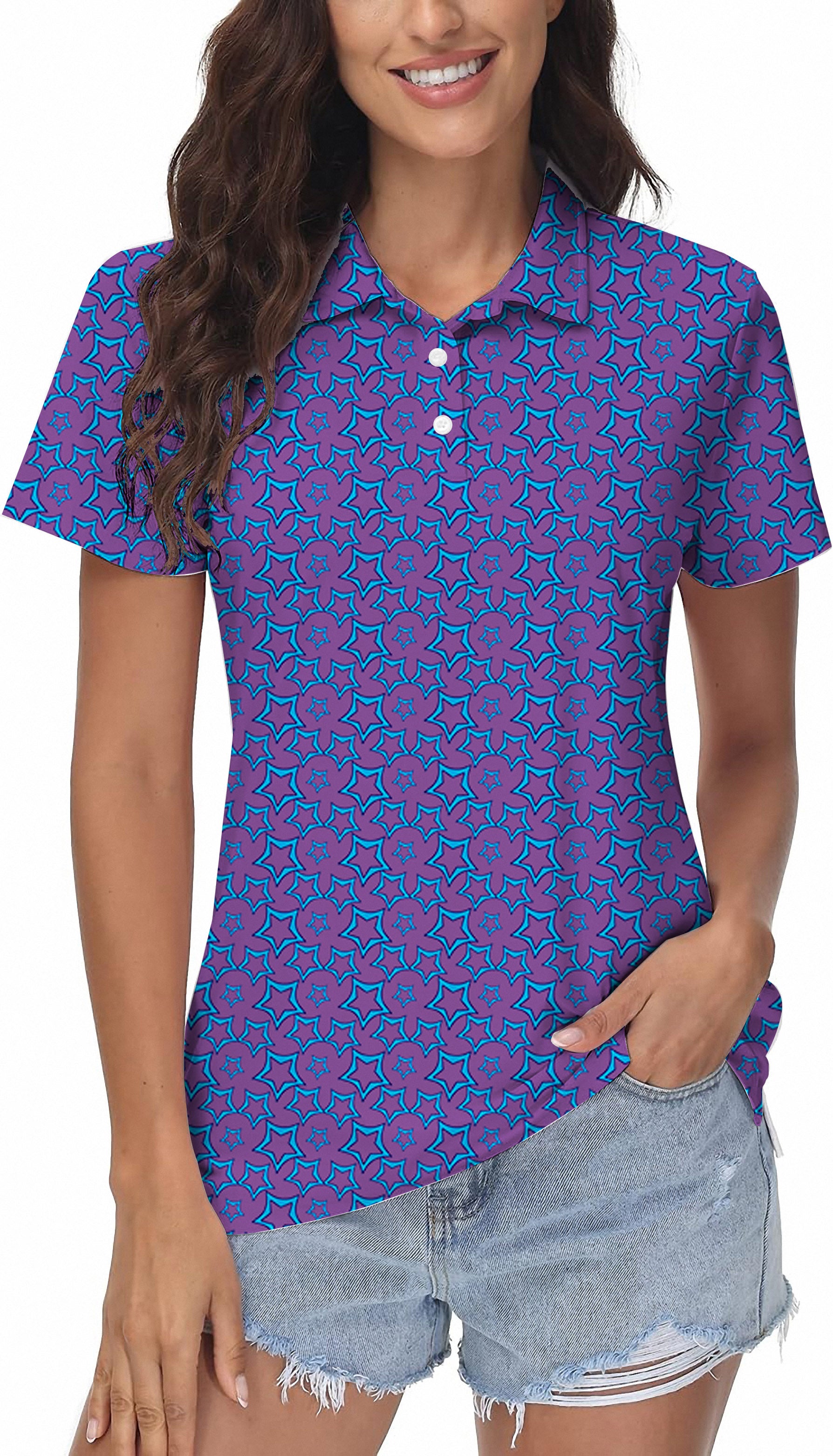 Blue Star-Limited Edition Women's Golf Polo
