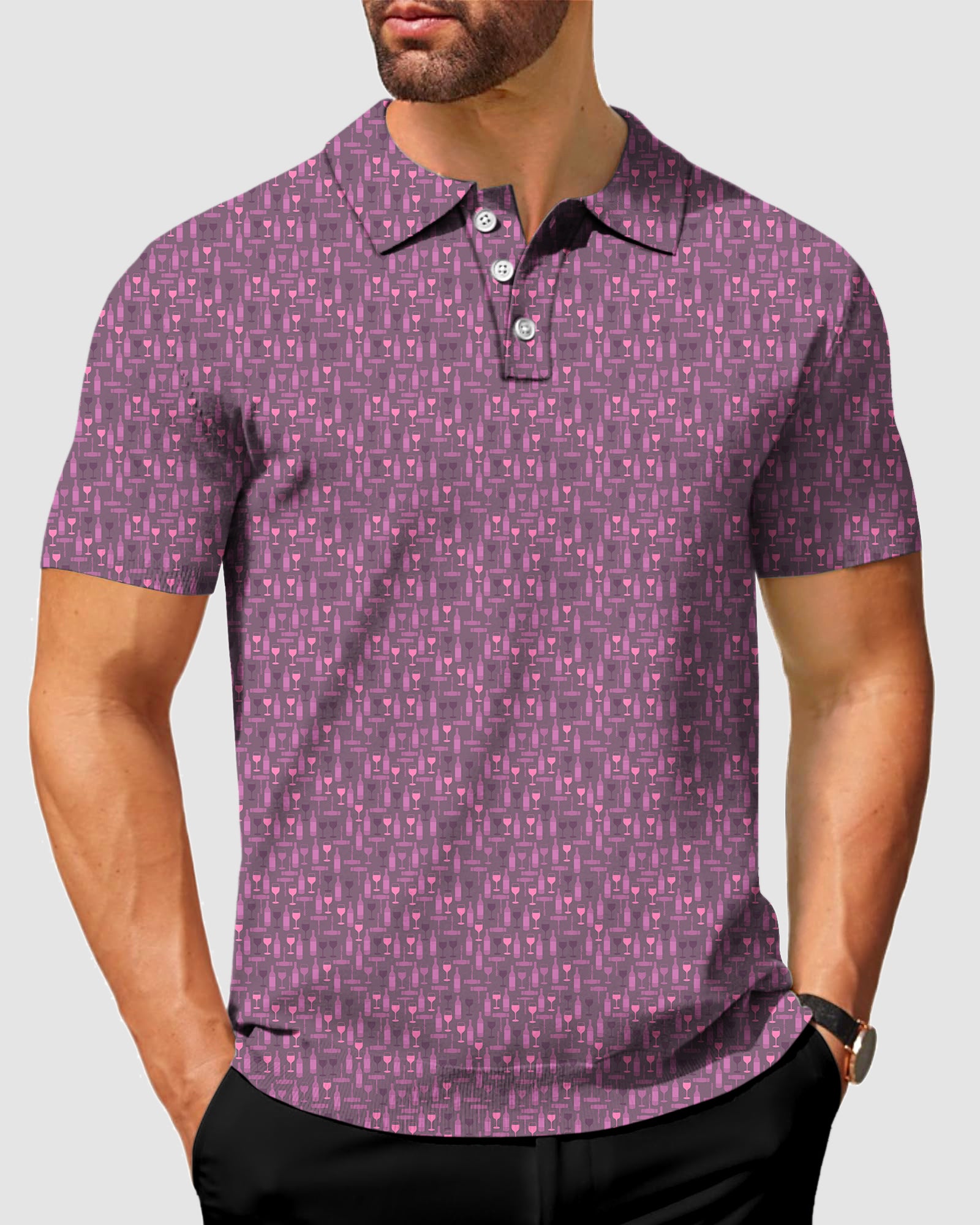 Men's Wine Life Polo