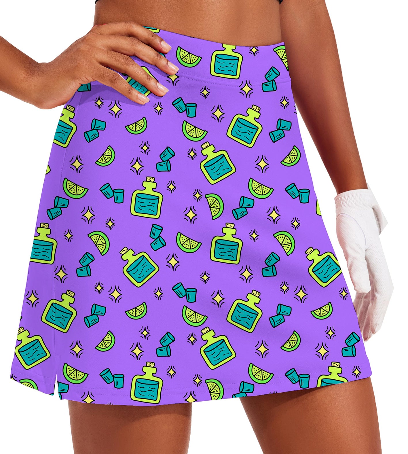 Women's Shots Golf Skirts Inner Shorts Pocket